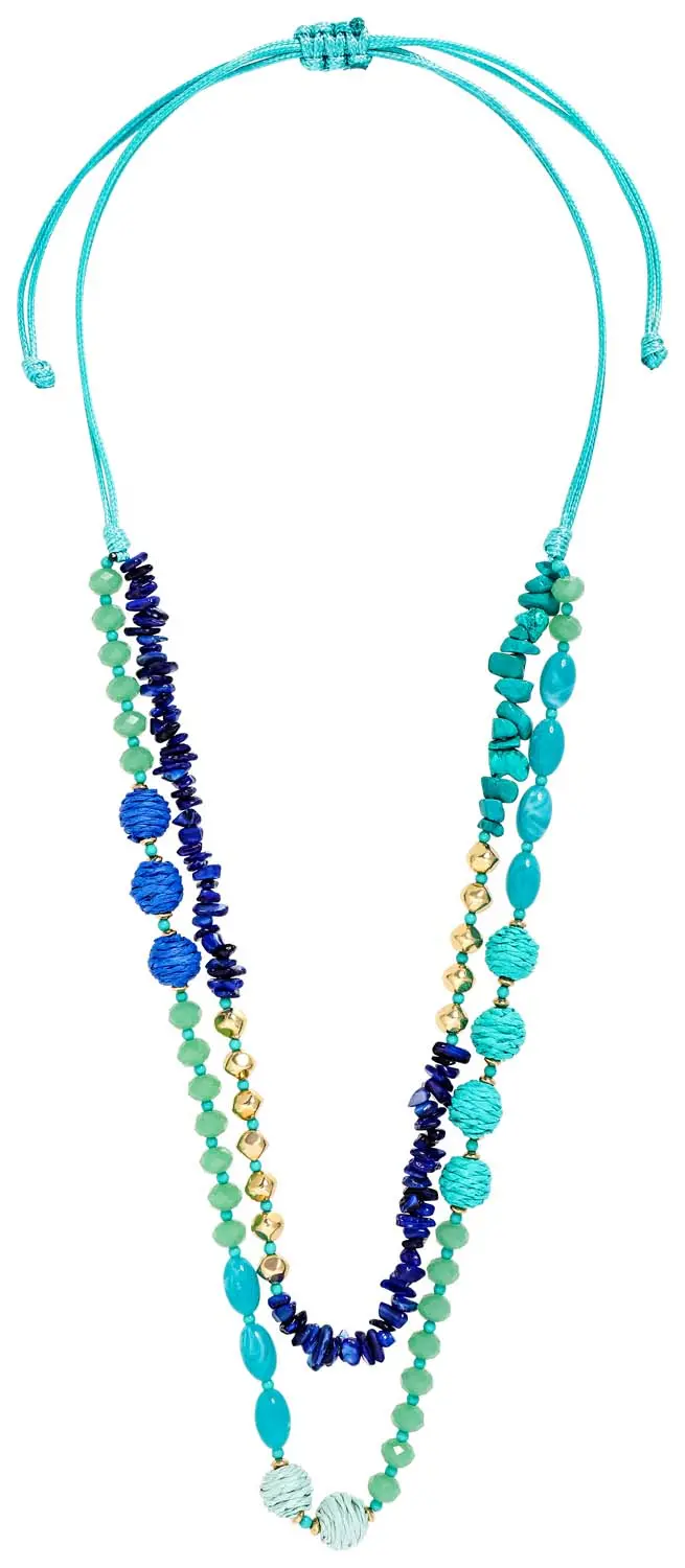 Layering-Kette - Turquoise Beach