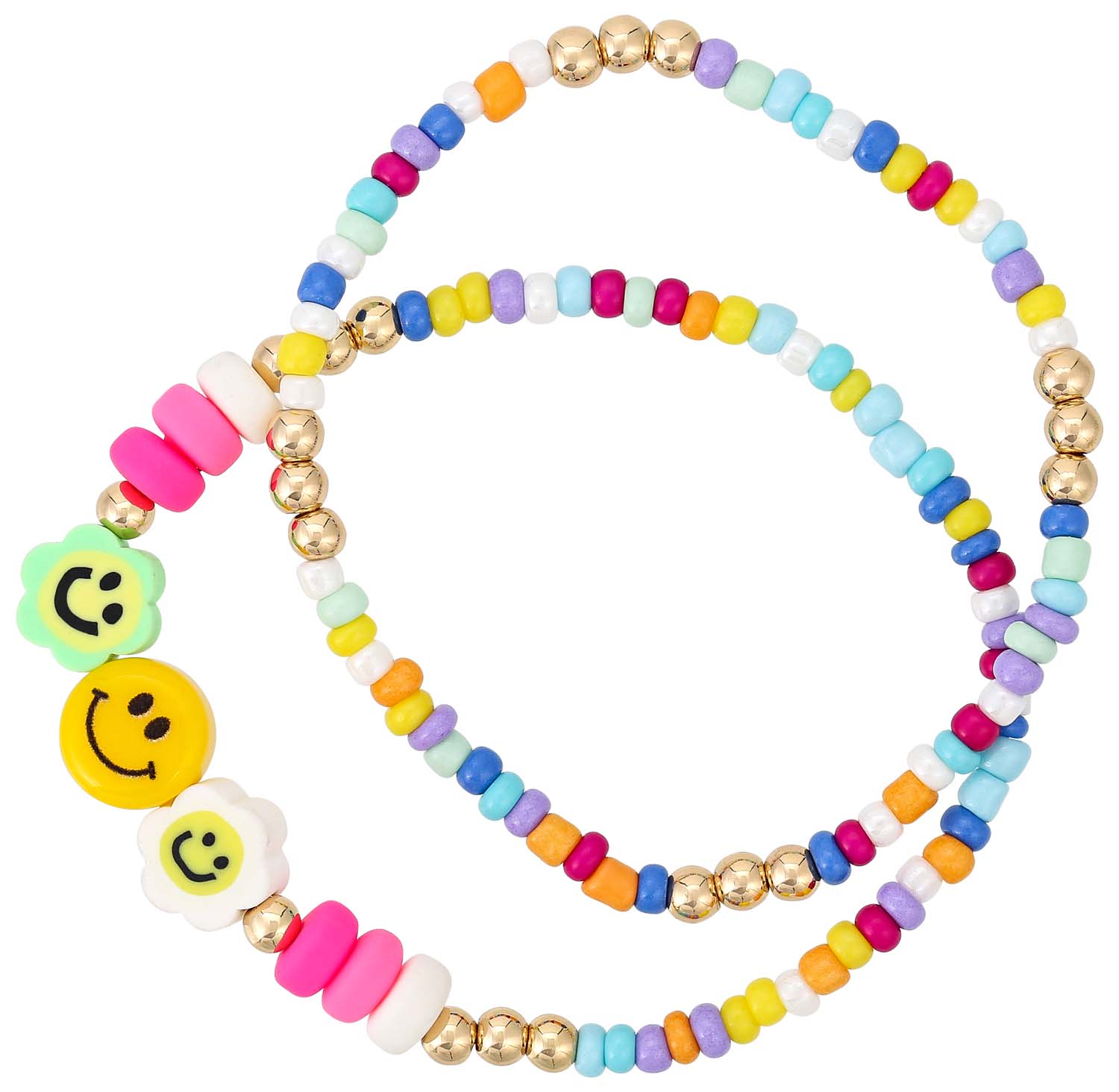 Opinión banjo voz Set de pulseras infantil - Happy Pearls online en BIJOU BRIGITTE