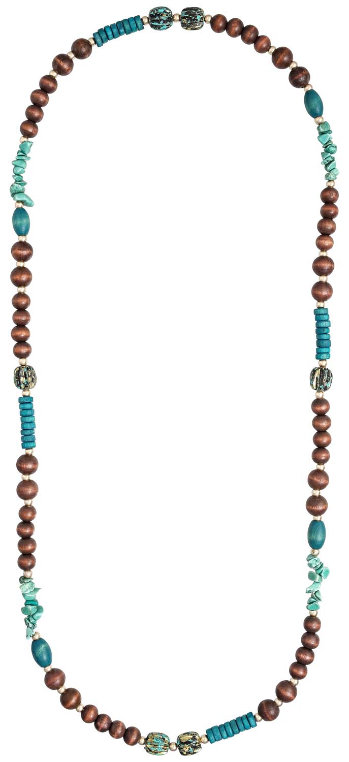 Ketting - Shiny Howlite Ketting - Shiny Howlite