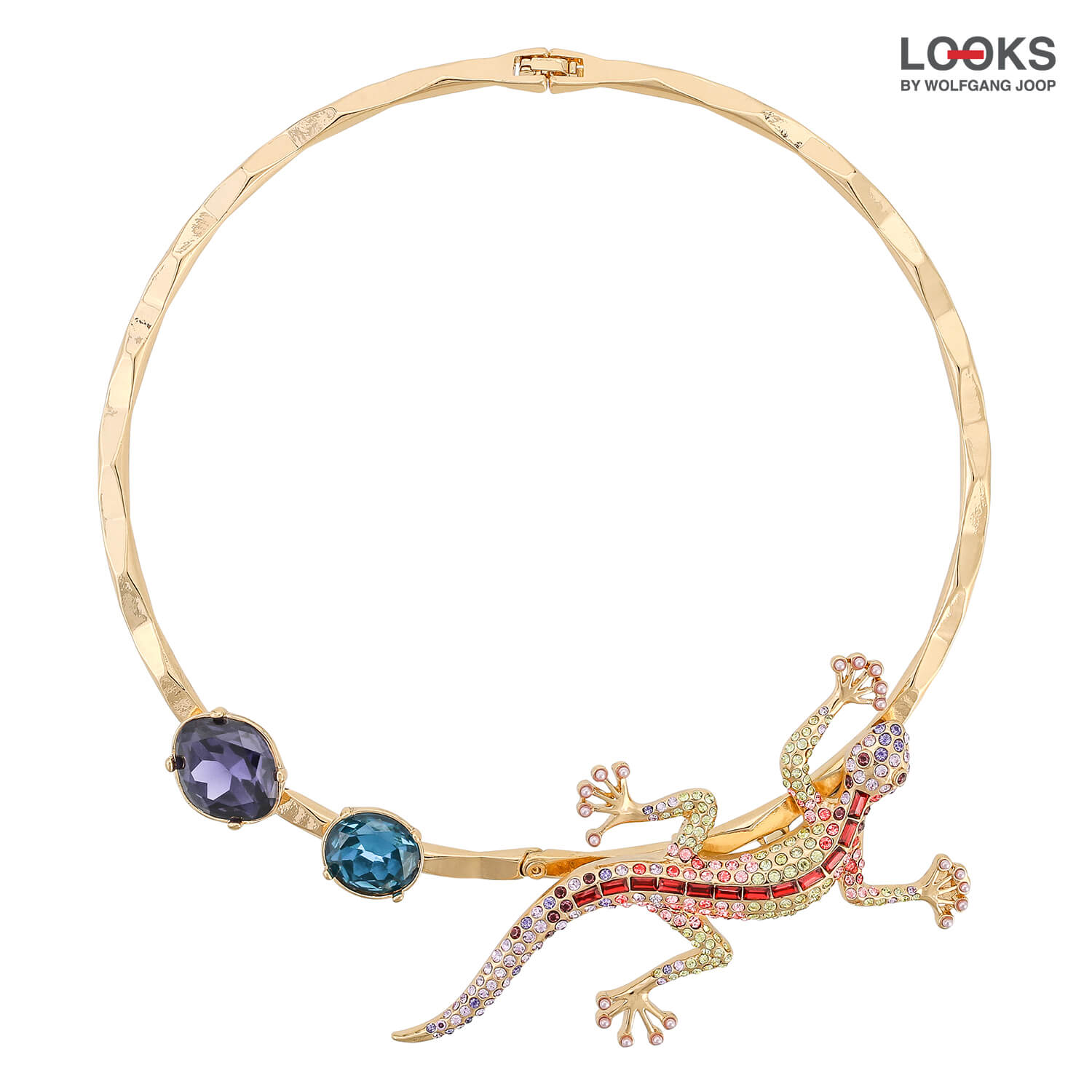 Collier ras du cou - Glitter Gecko