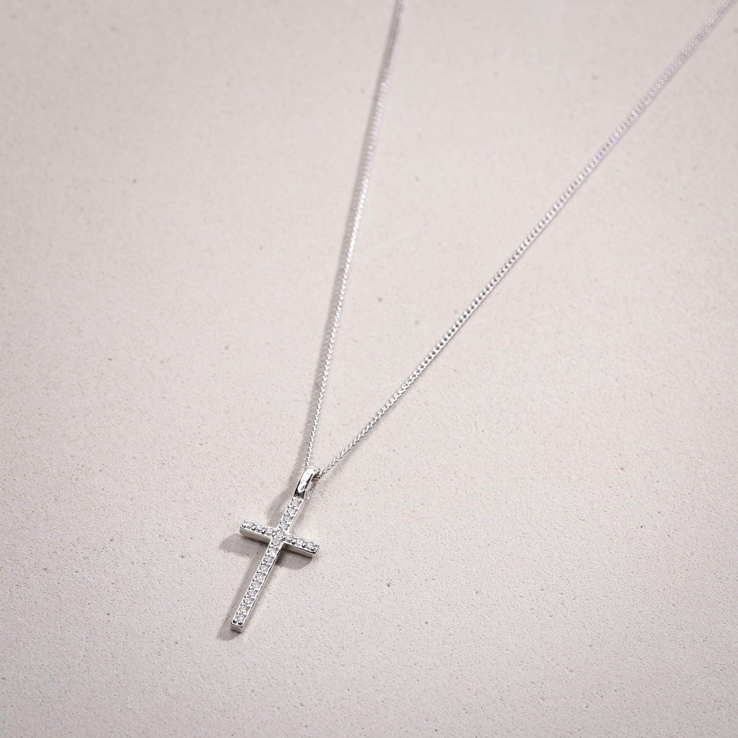 Collar - Zirkonia Cross