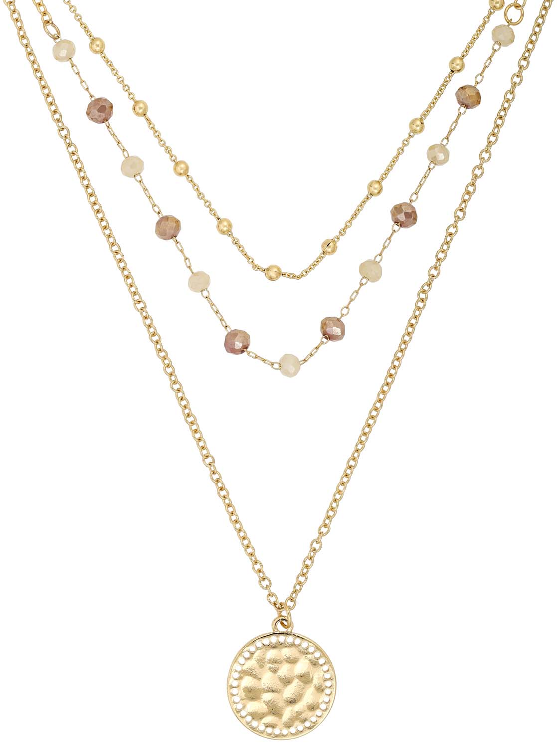 Collier multi-rangs - Dotted Circle