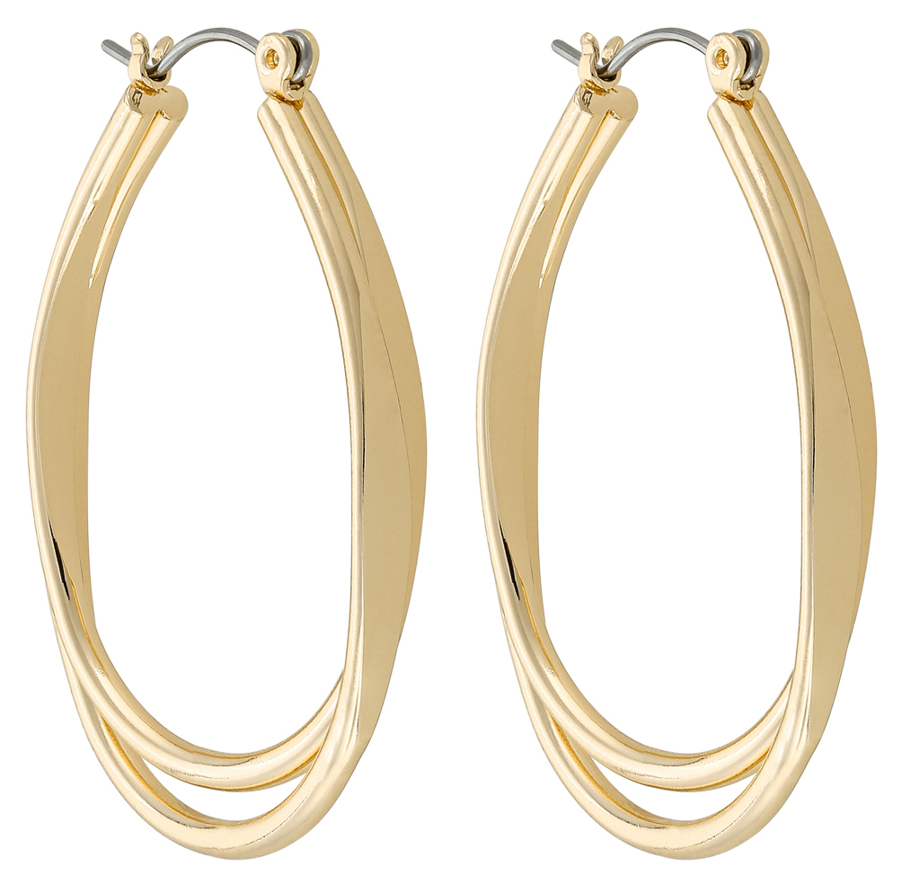 Creolen - Fancy Gold Oval Shape Creolen - Fancy Gold Oval Shape