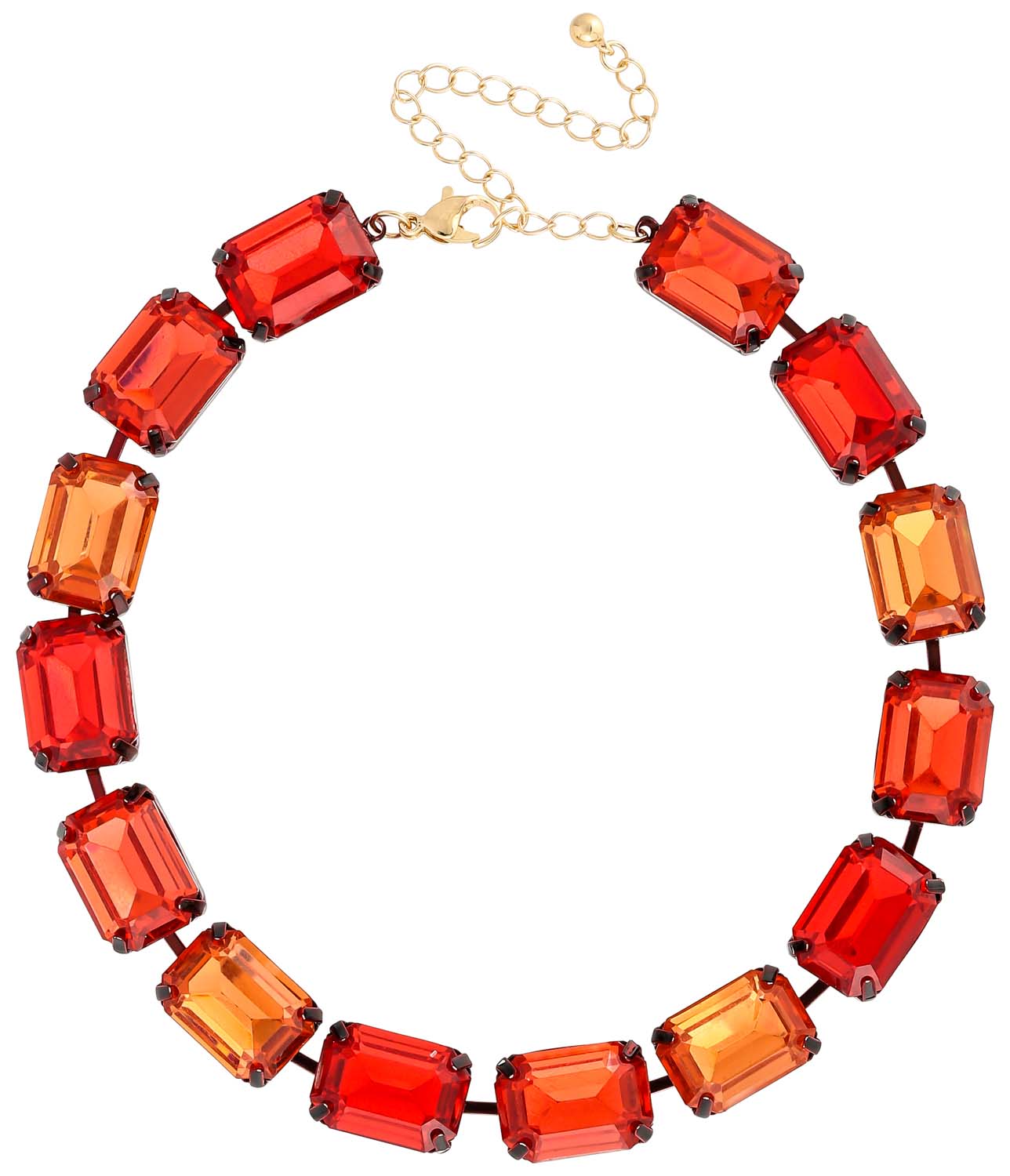 Collier ras du cou - Red Metallic