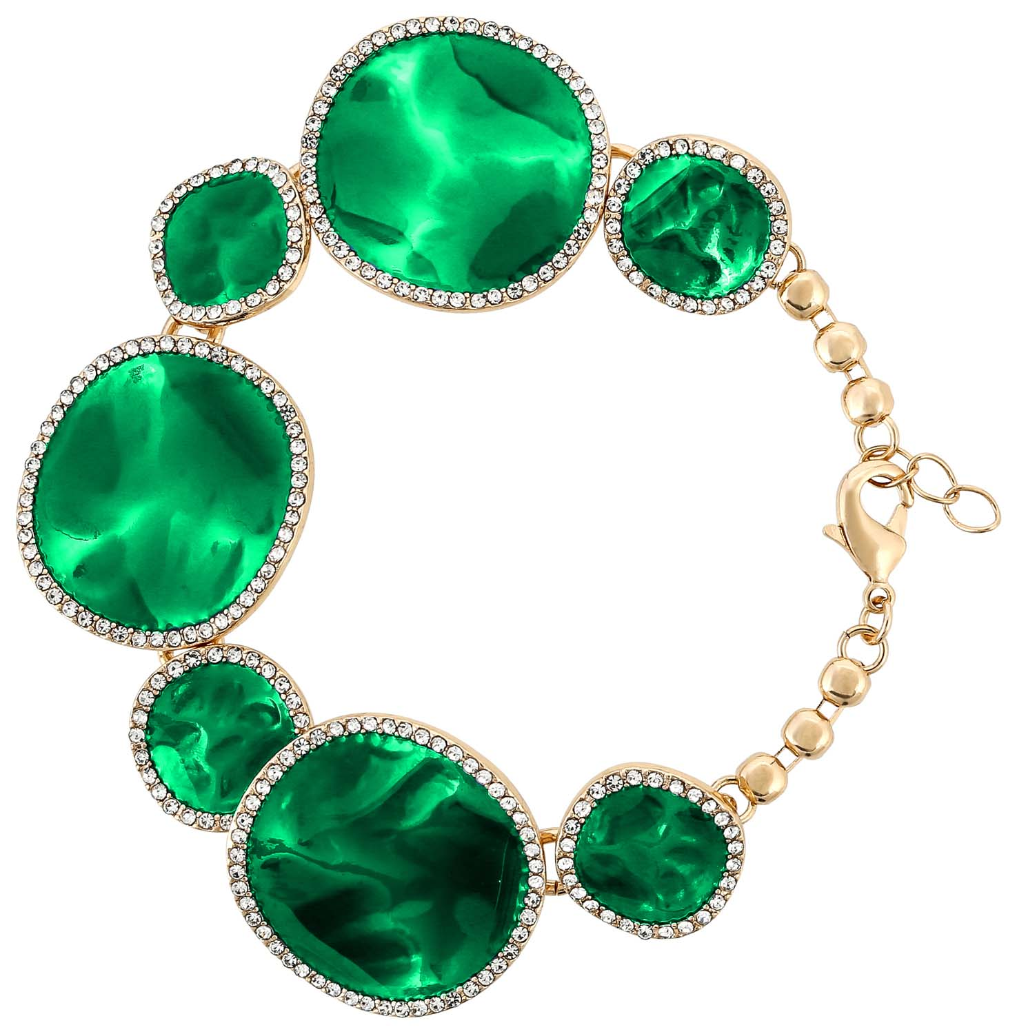 Bracelet - Green Enamel