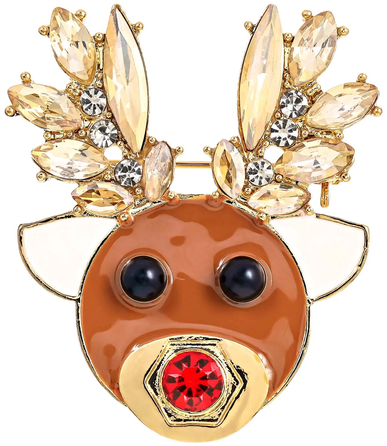 Brosche - Adorable Rudolph
