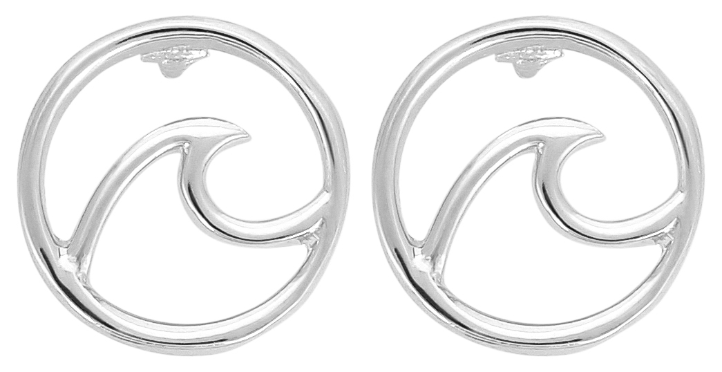 Boucles d'oreilles Water Silver