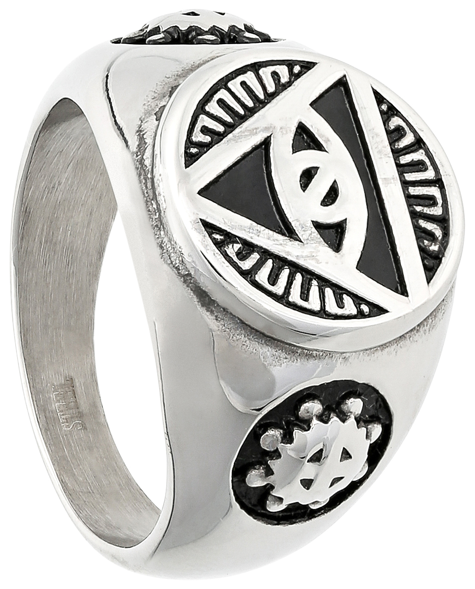 Bague pour homme - Triangle Eye