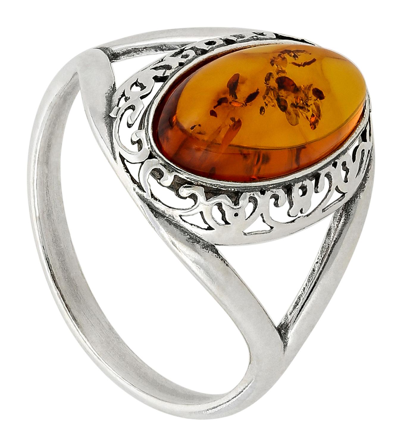 Ring - Ornamental Amber