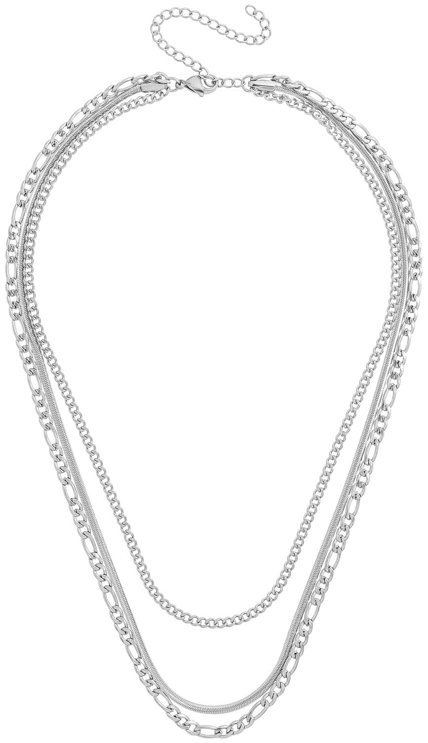 Layering Kette - Shiny Steel Layering Kette - Shiny Steel