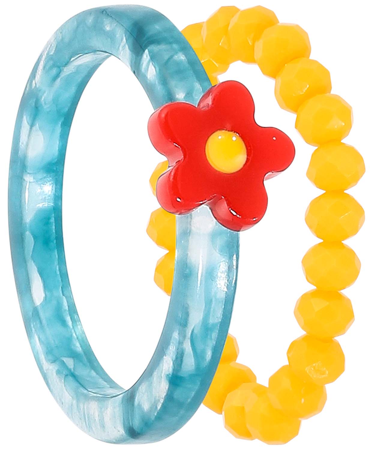 Set di anelli Pretty Flower online da BIJOU BRIGITTE