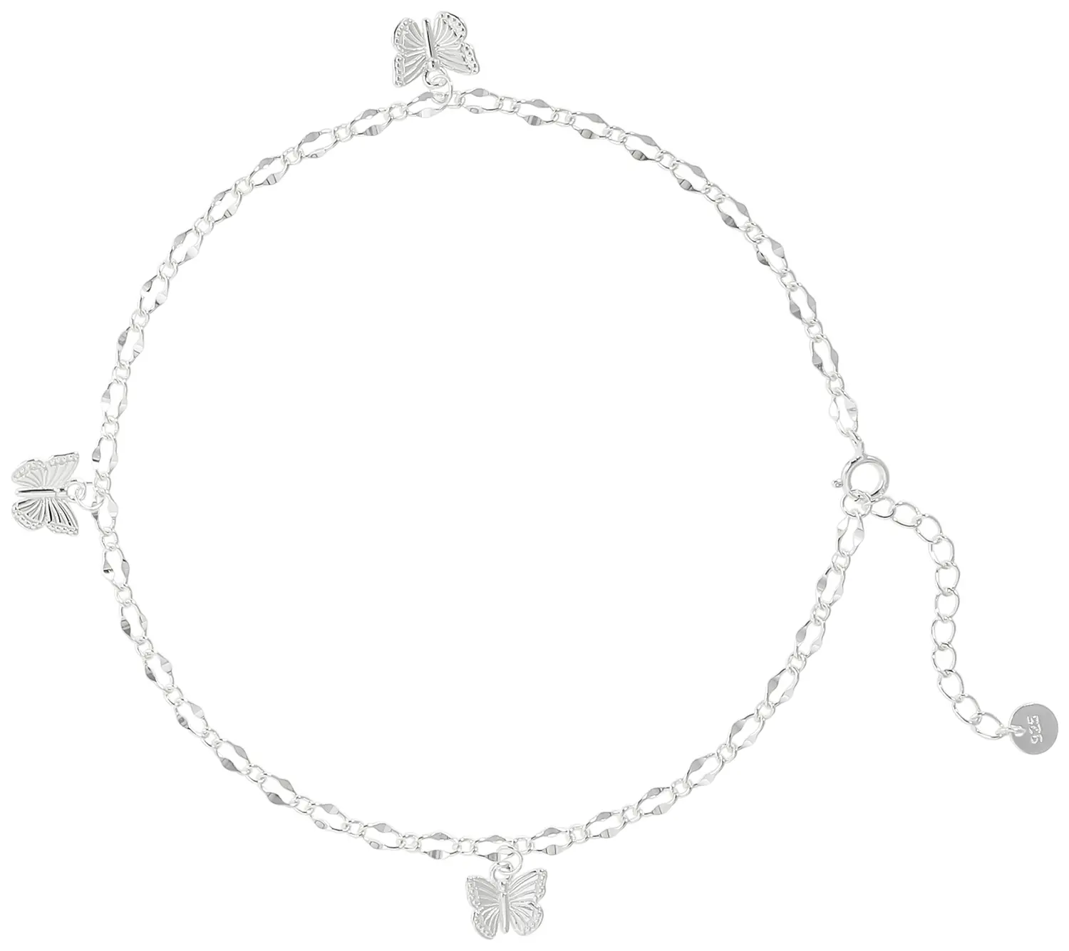 Bracelet de cheville - Silver Beauty
