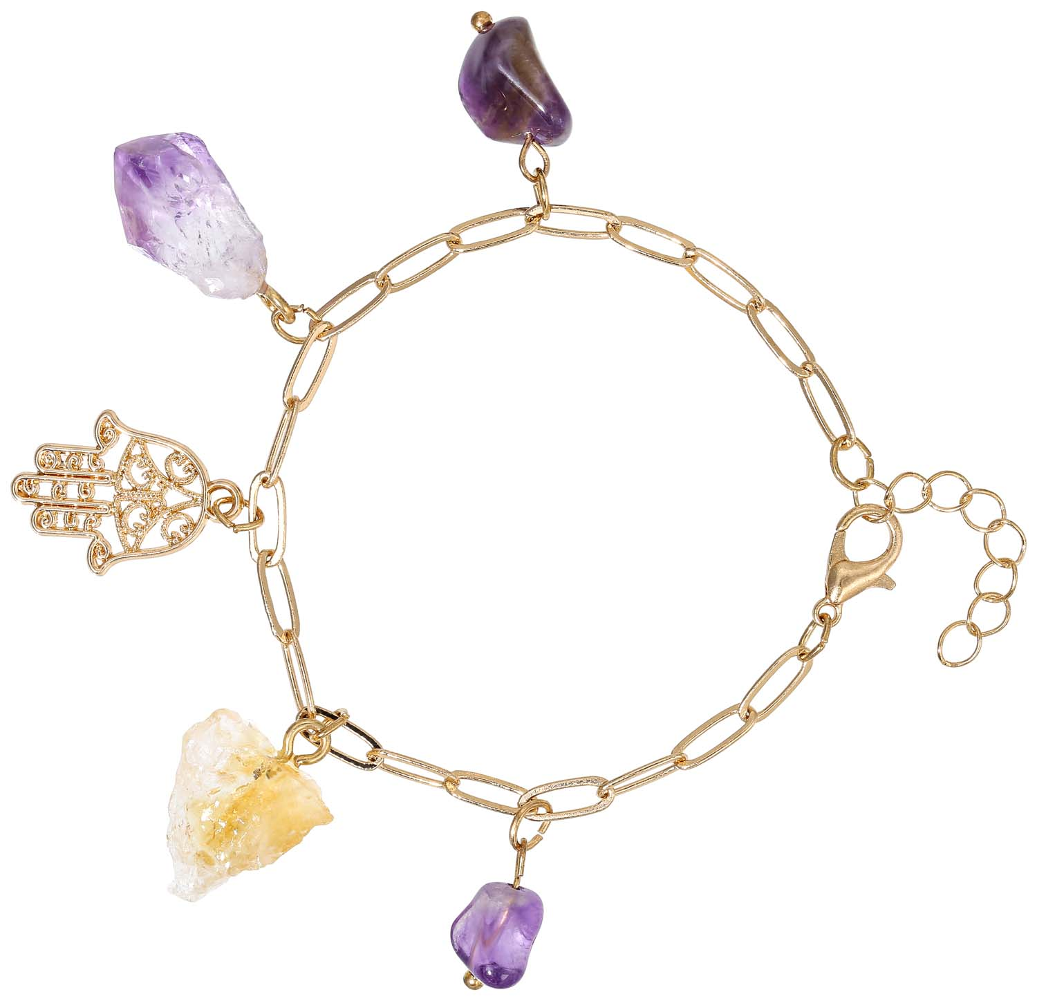 Bracelet - Purple Gems