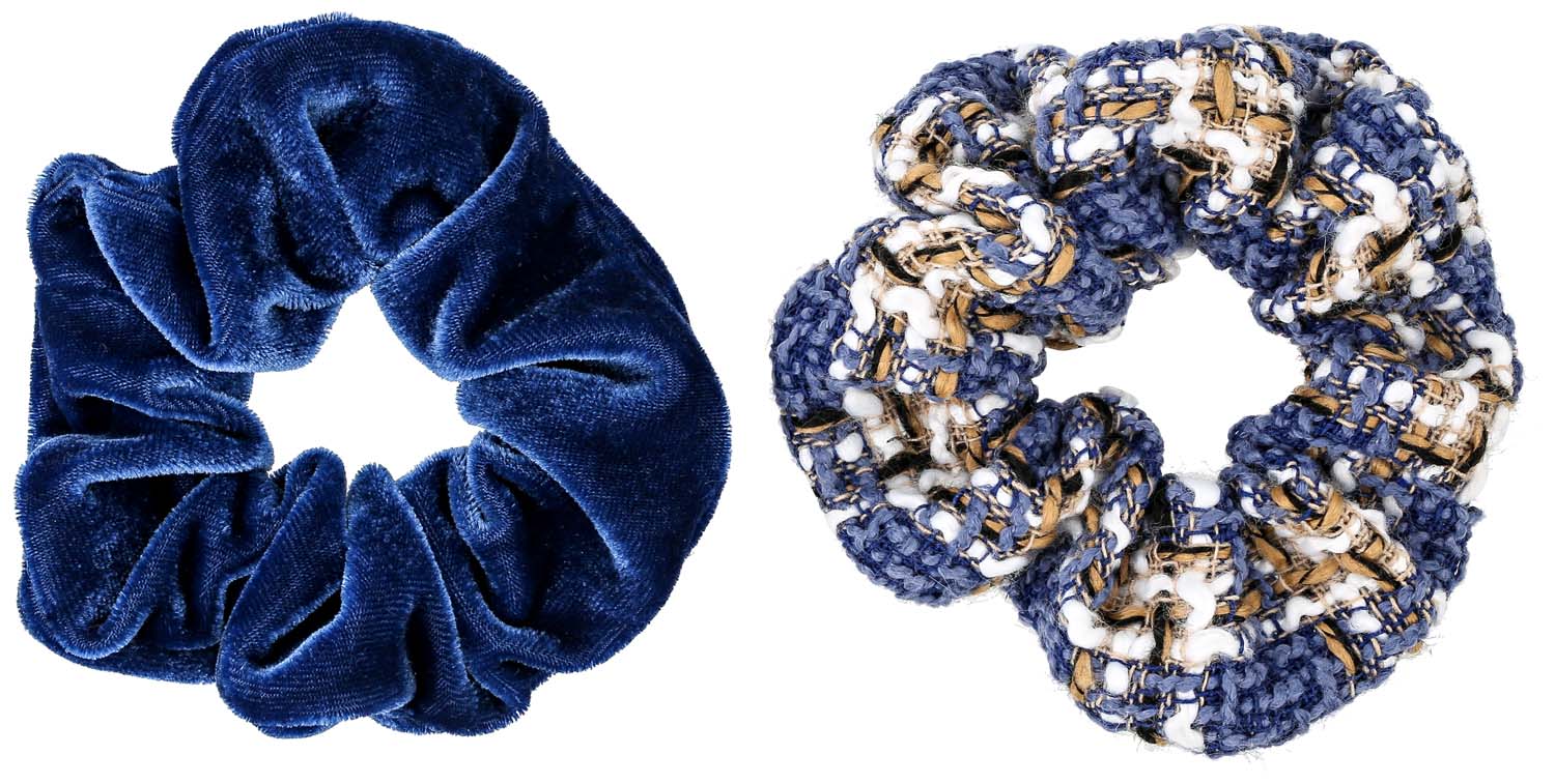 Haargummi-Set - Velvet Blue