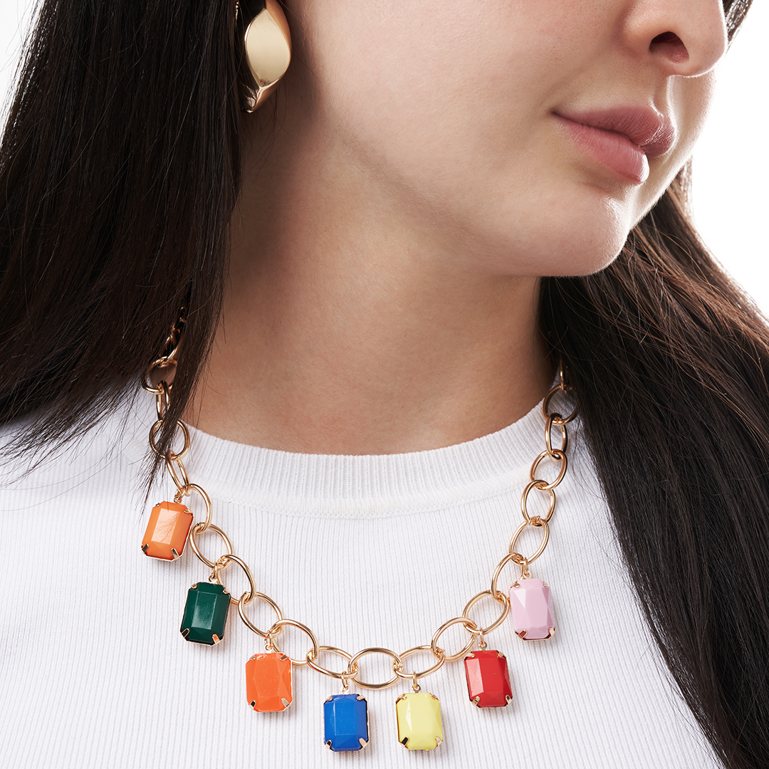 Ketting - Colorful Rectangle