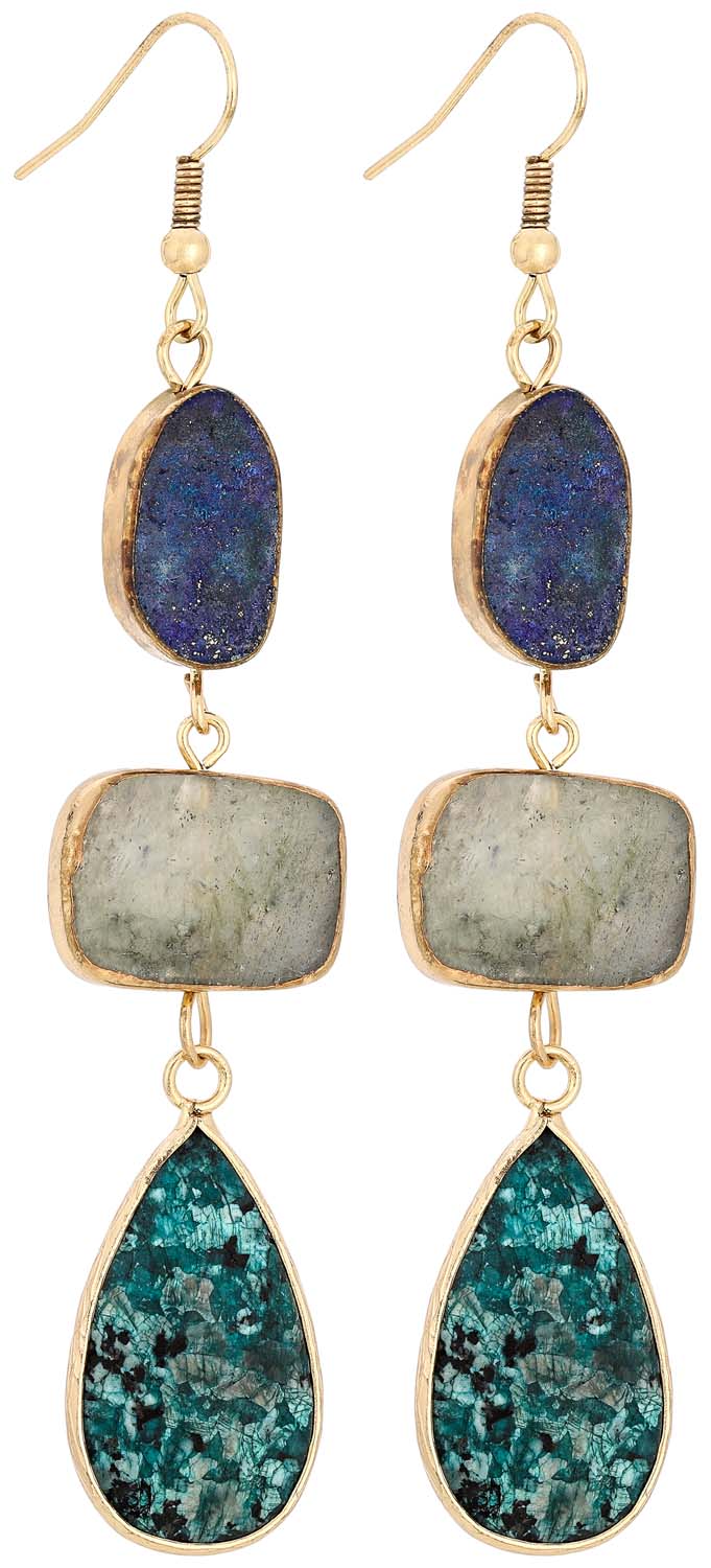 Pendientes largos - Beautiful Gemstone