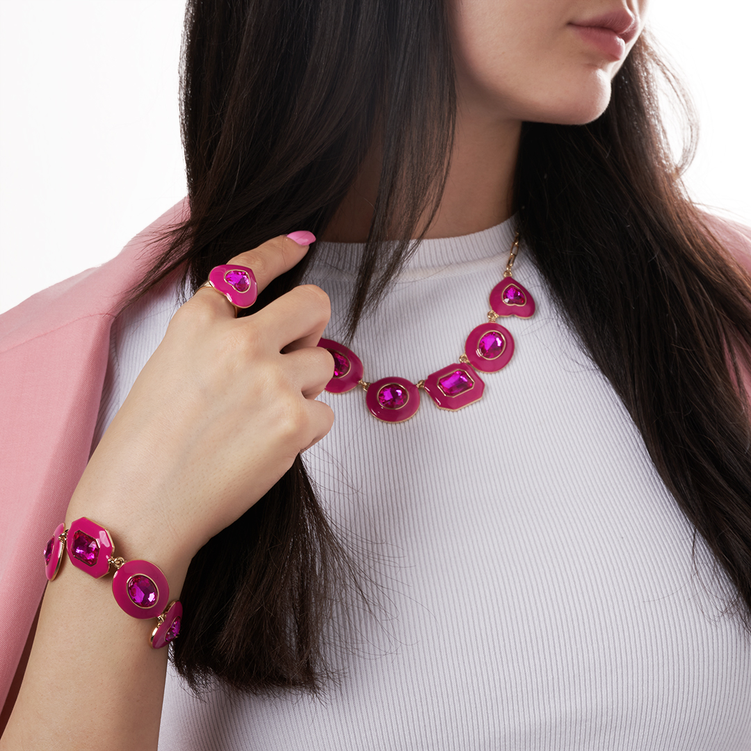 Armband - Fuchsia Heart