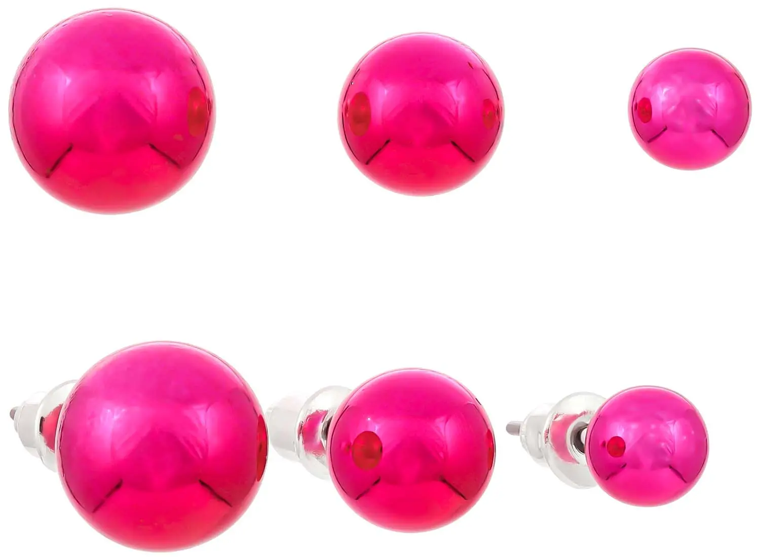 Ohrstecker-Set - Pink Bullets