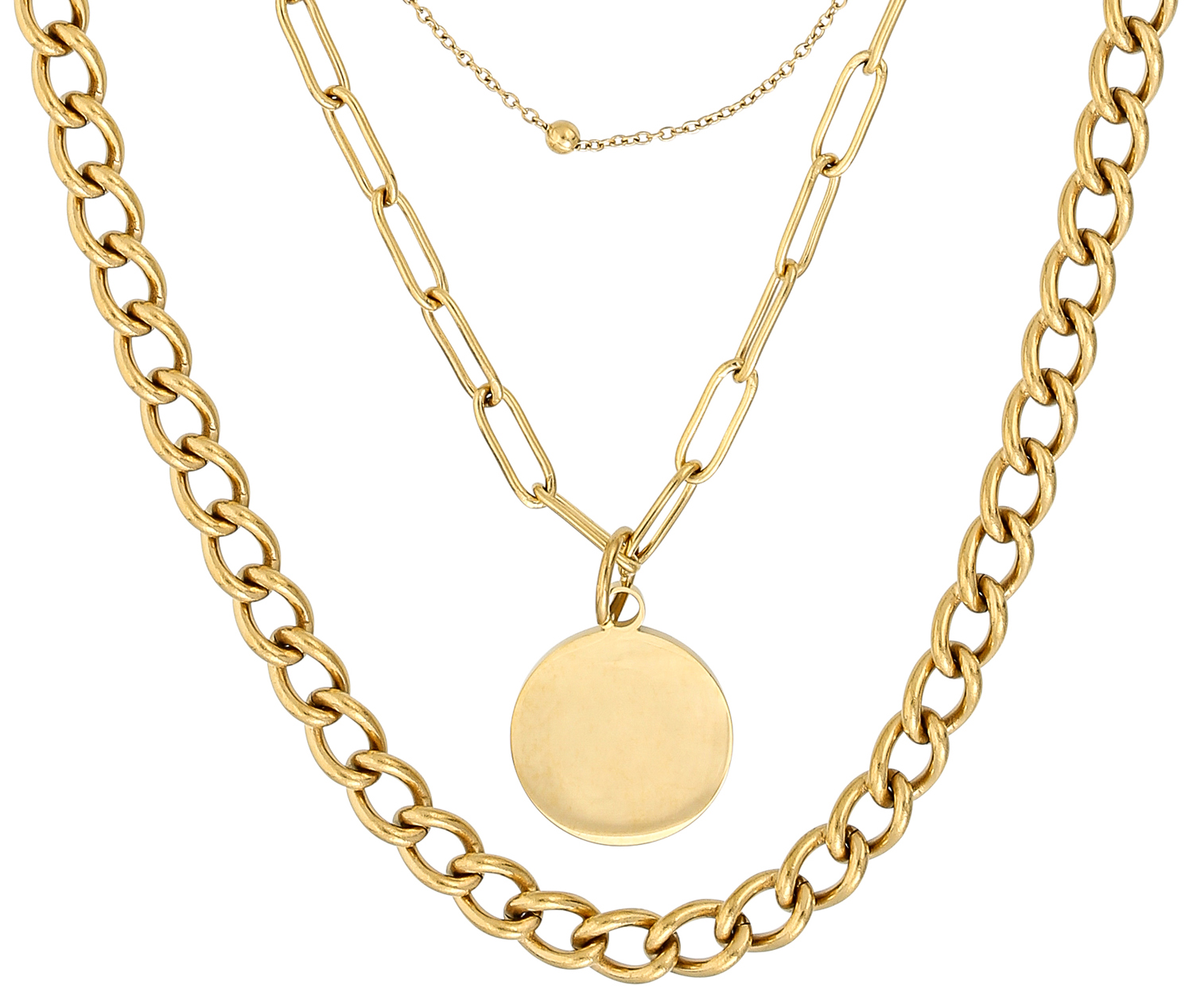 Collana stratificata - Golden Circle