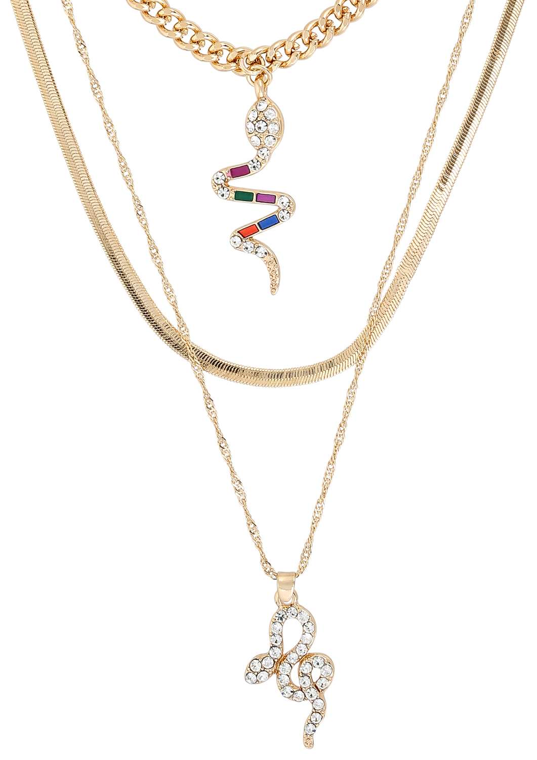 Ensemble de colliers - Rainbow Snake