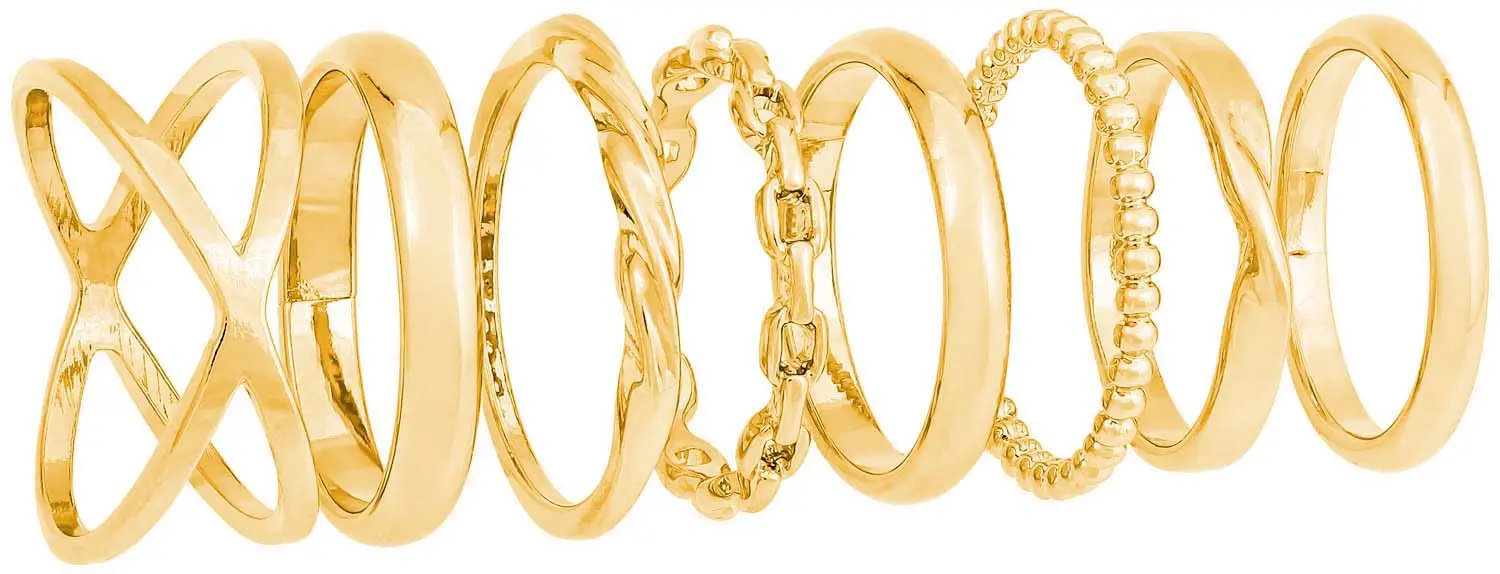 Set de anillos - Golden Day