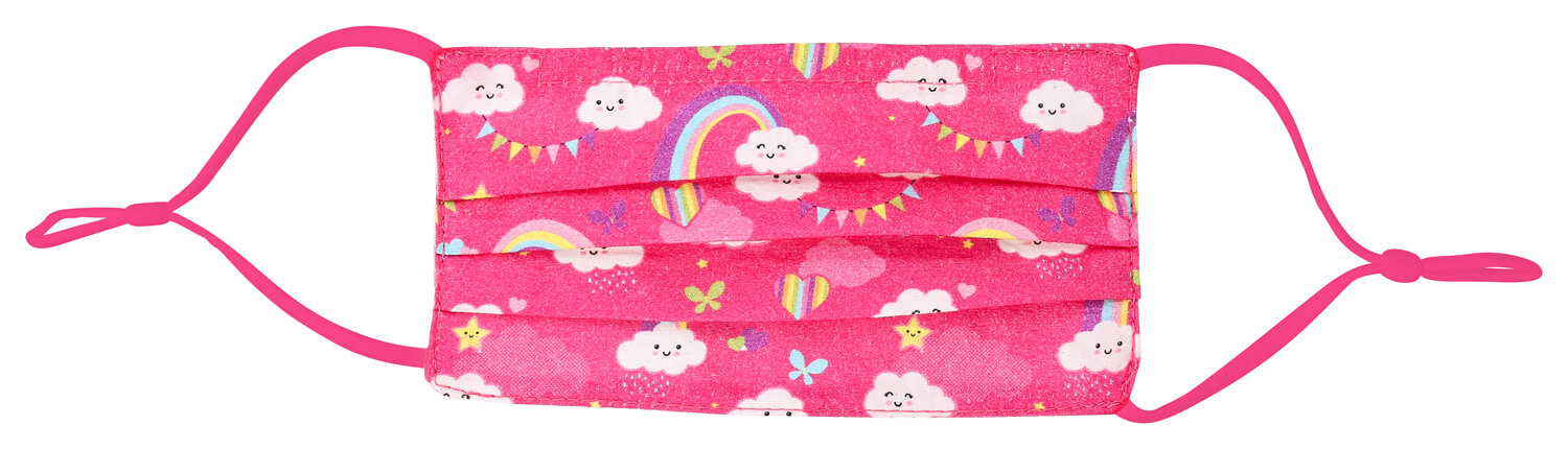 Kinder Mundbedeckung - Rainbow Cloud