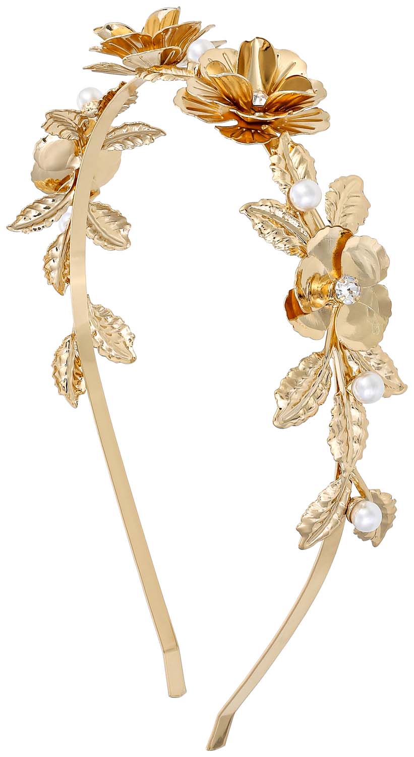 Haarreif - Golden Flower