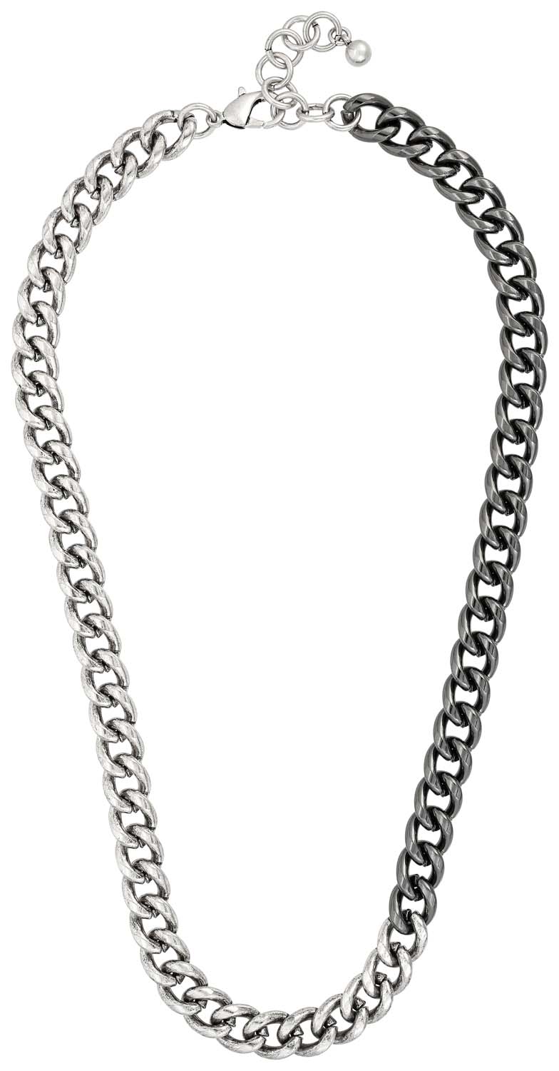 Collier pour homme - Dual Silver