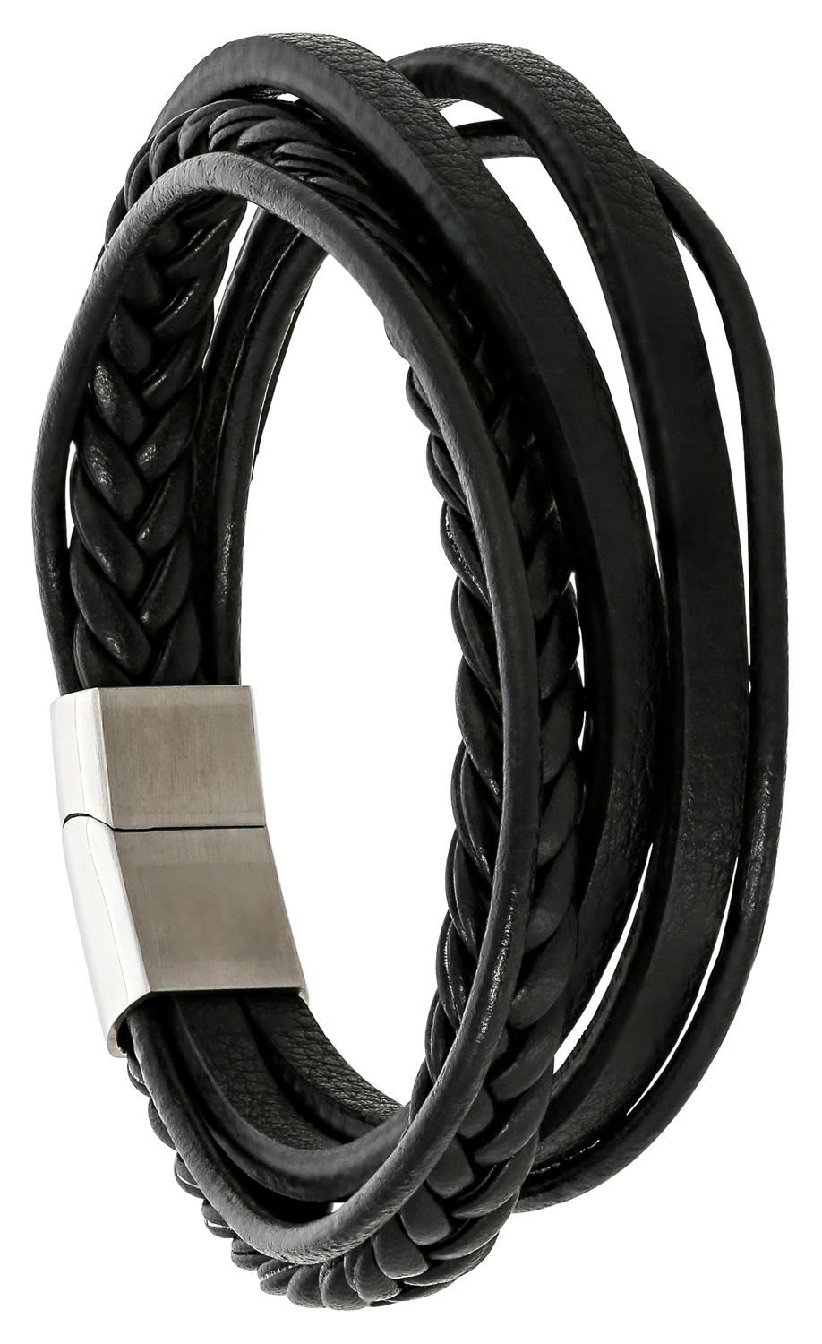 Braccialetto Uomo - Black Steel