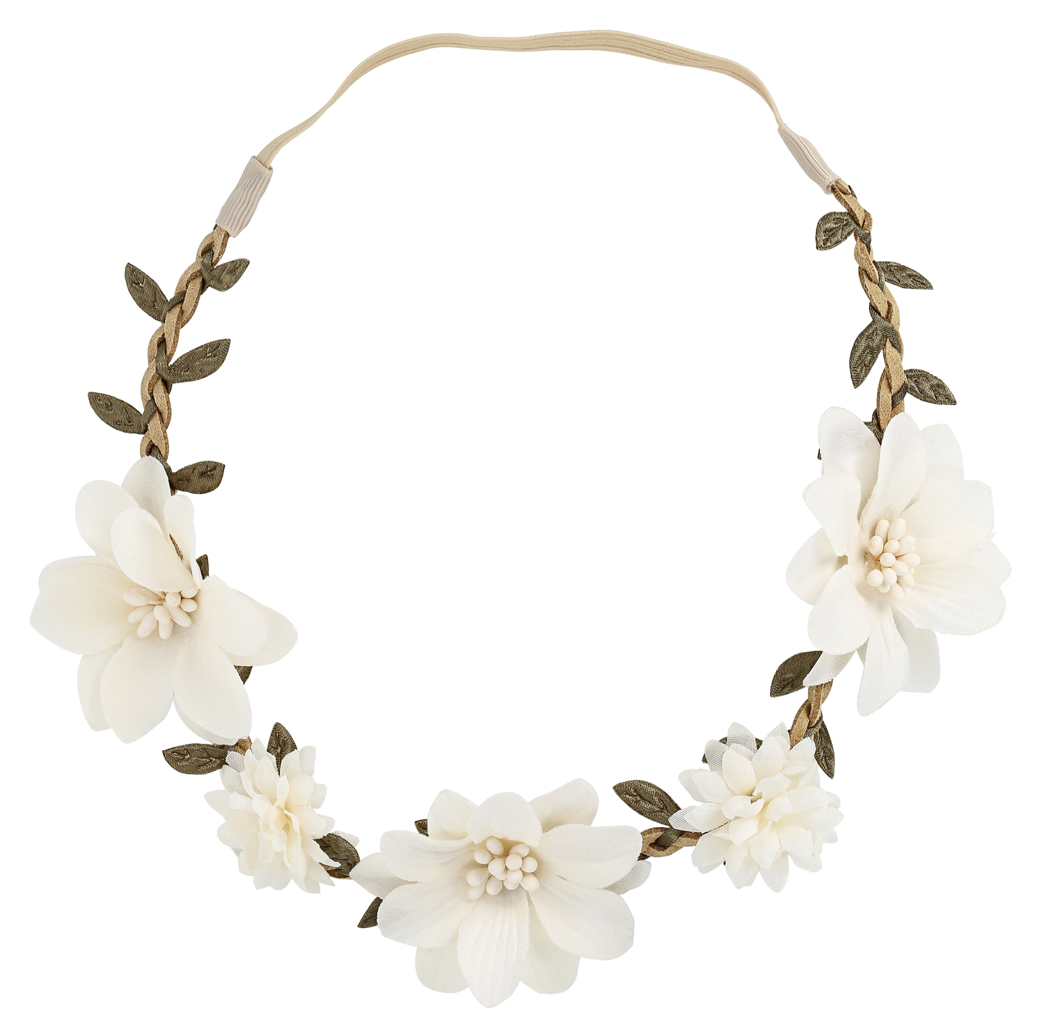 Bandeau pour cheveux - White Flowers