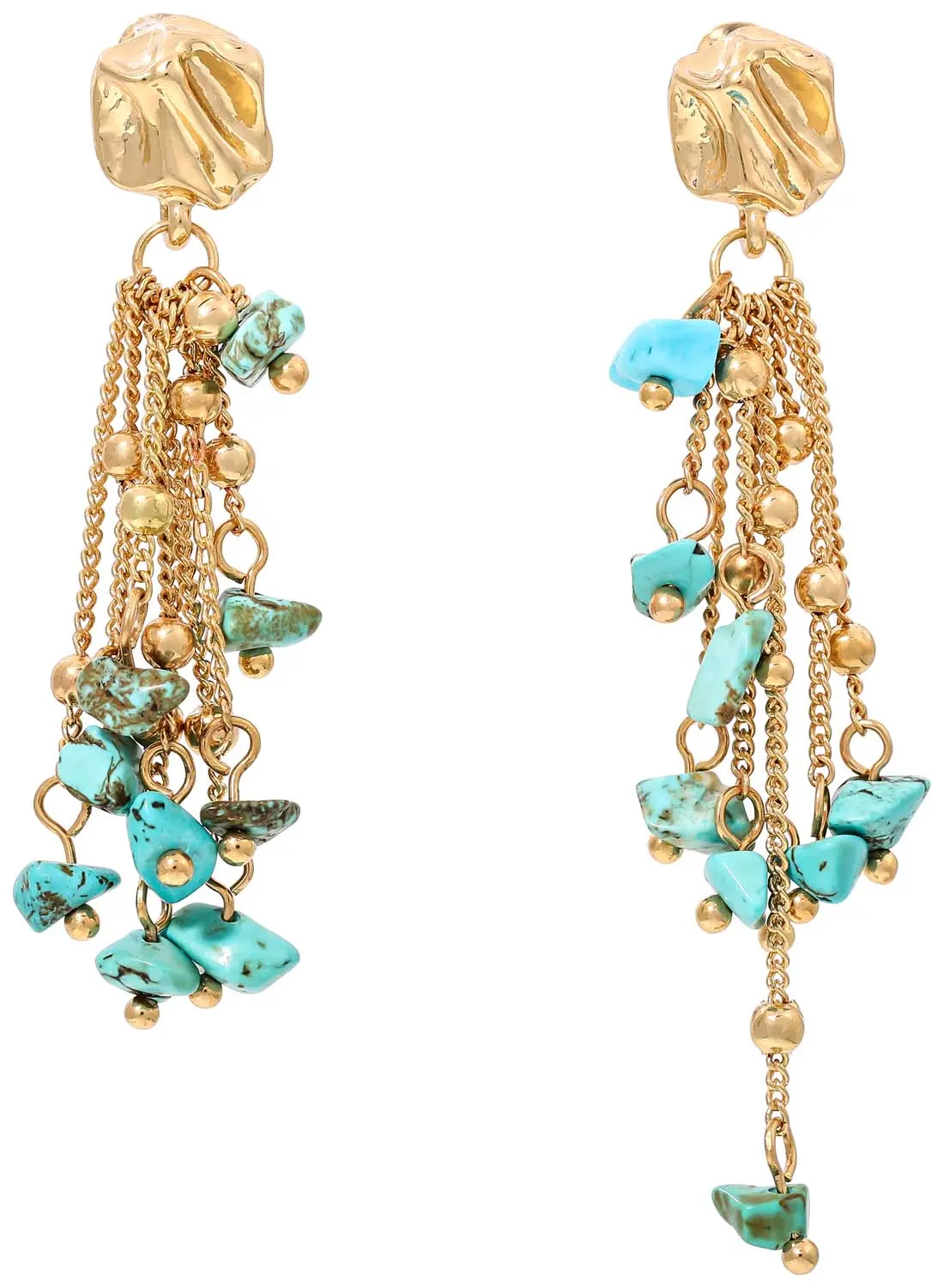 Boucles d’oreilles - Turquoise Waterfall
