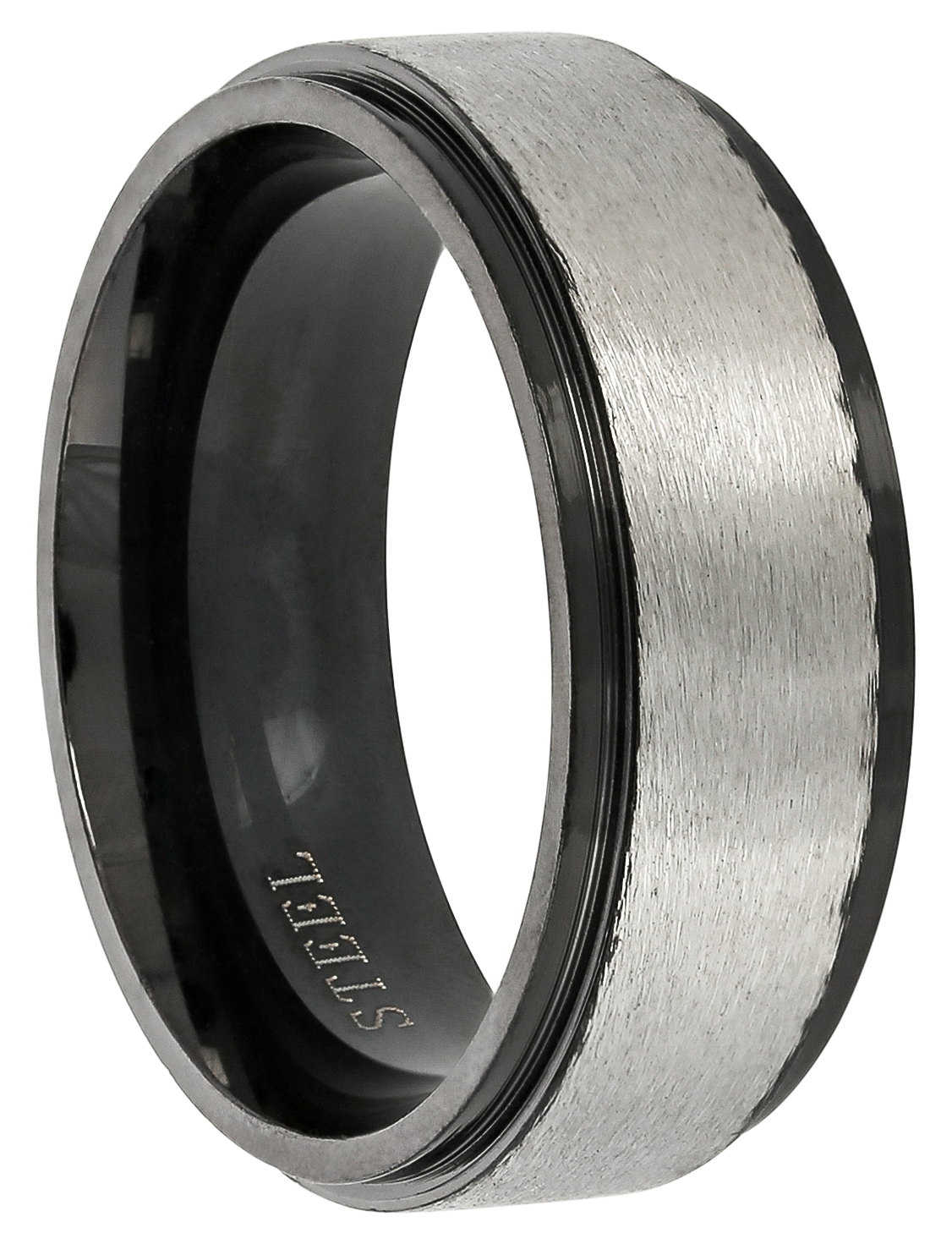 Anillo Hombre - Black&amp;Silver