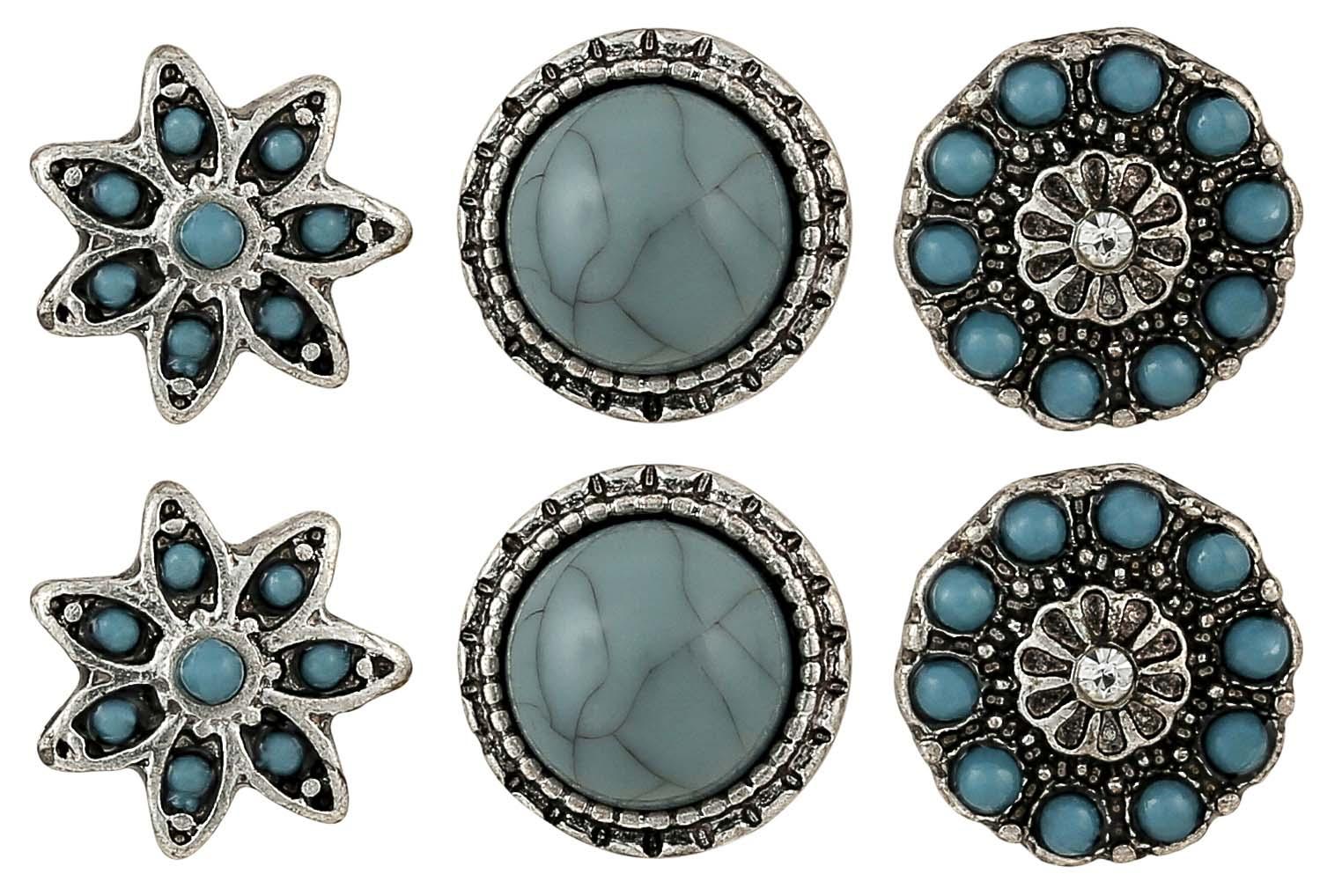 Pendientes - Floral Trio