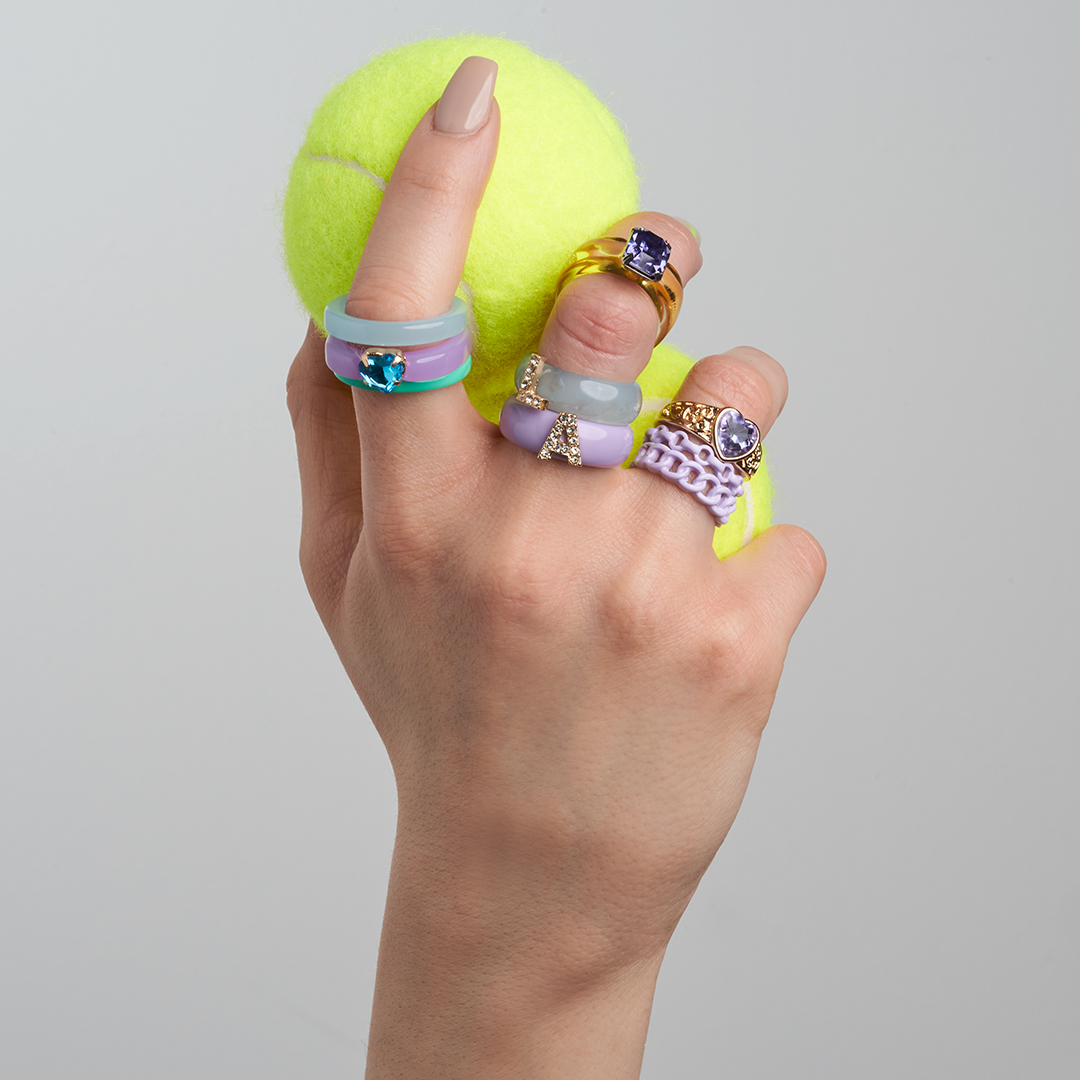 Ensemble de bagues - Sporty Chic Ensemble de bagues - Sporty Chic