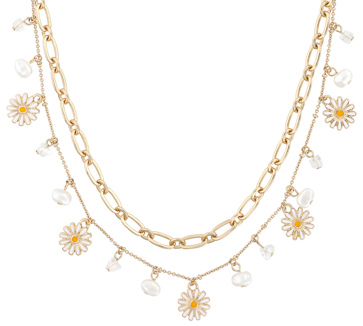 Layering ketting - Daisy Field