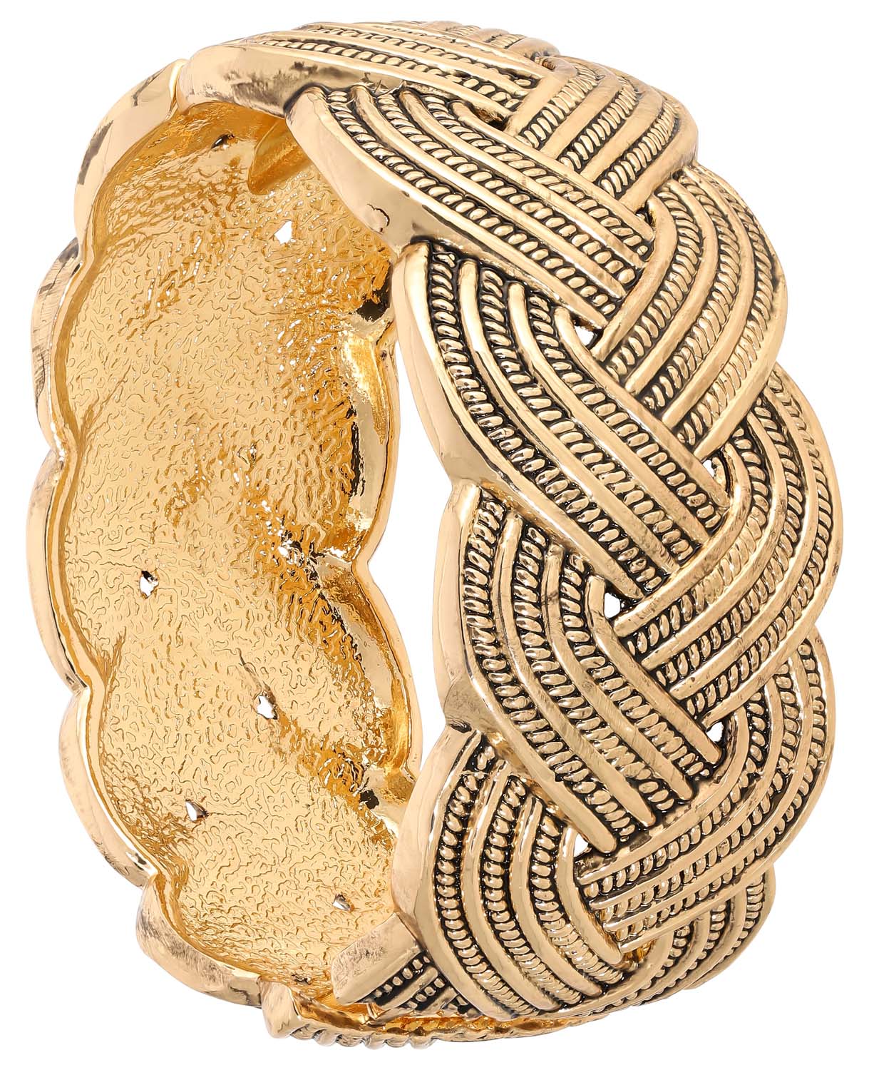 Armband breed - Golden Braid Armband breed - Golden Braid