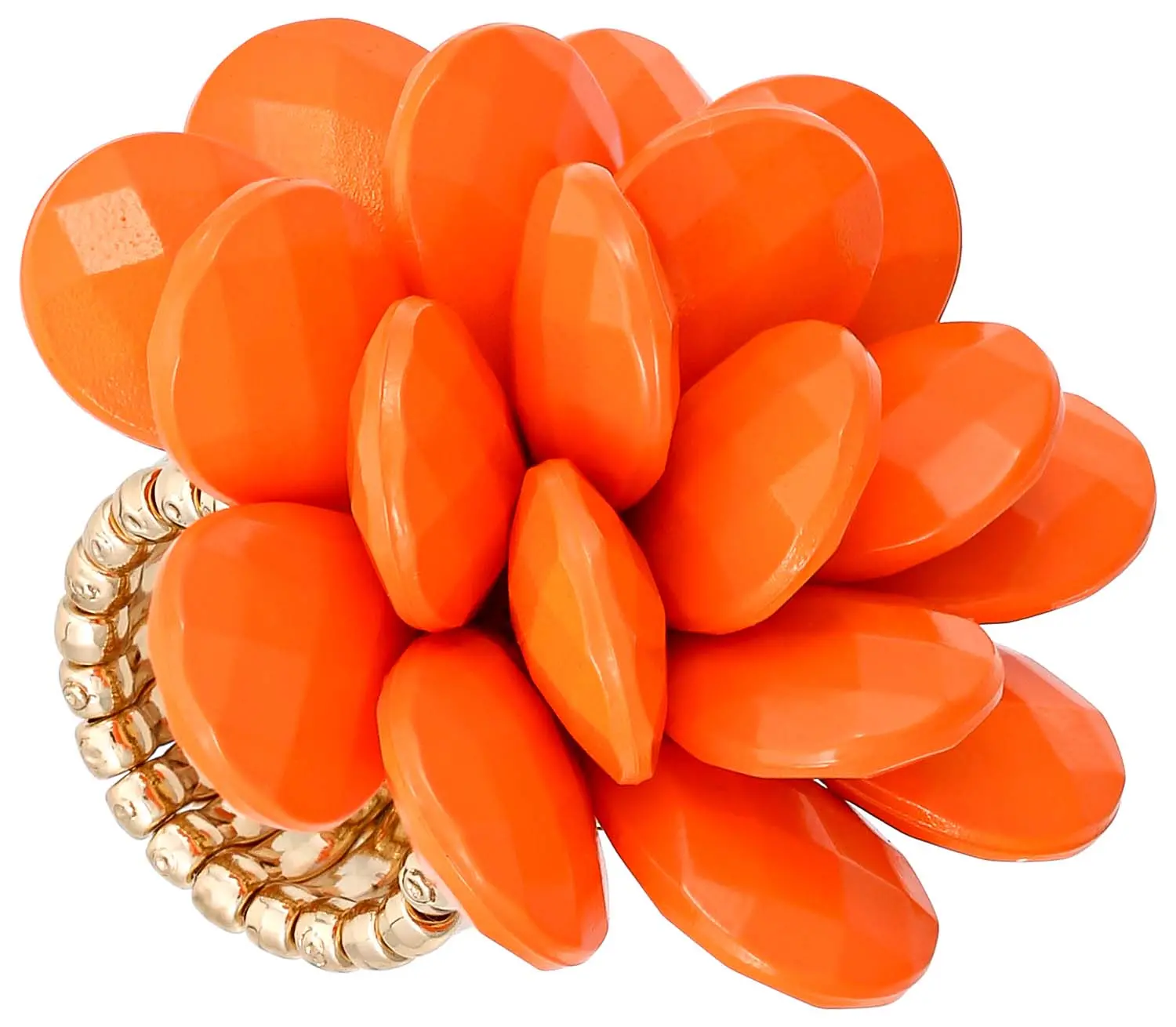 Ring - Orange Flower