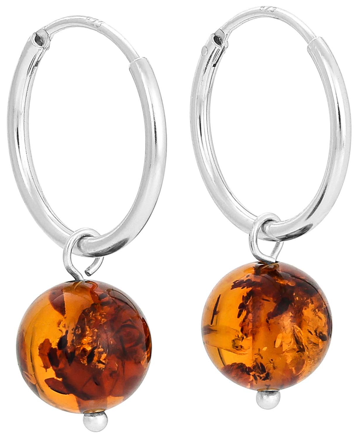 Créoles - Silver Amber