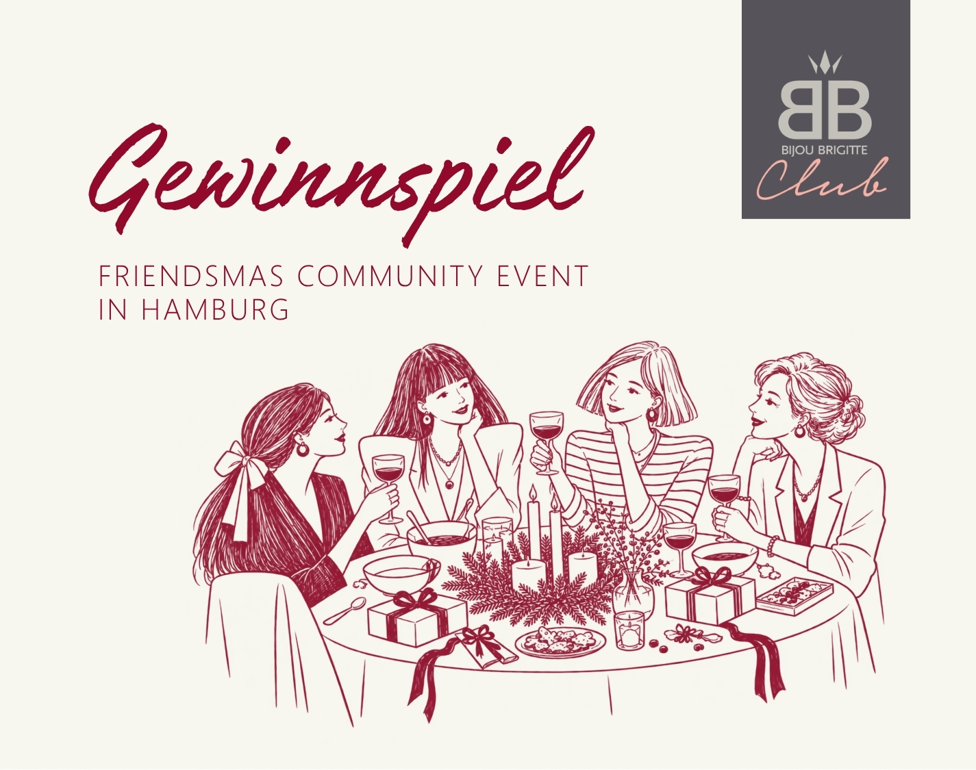 Gesellschaft, Feier, Wein, Tischdekoration, Geschenke