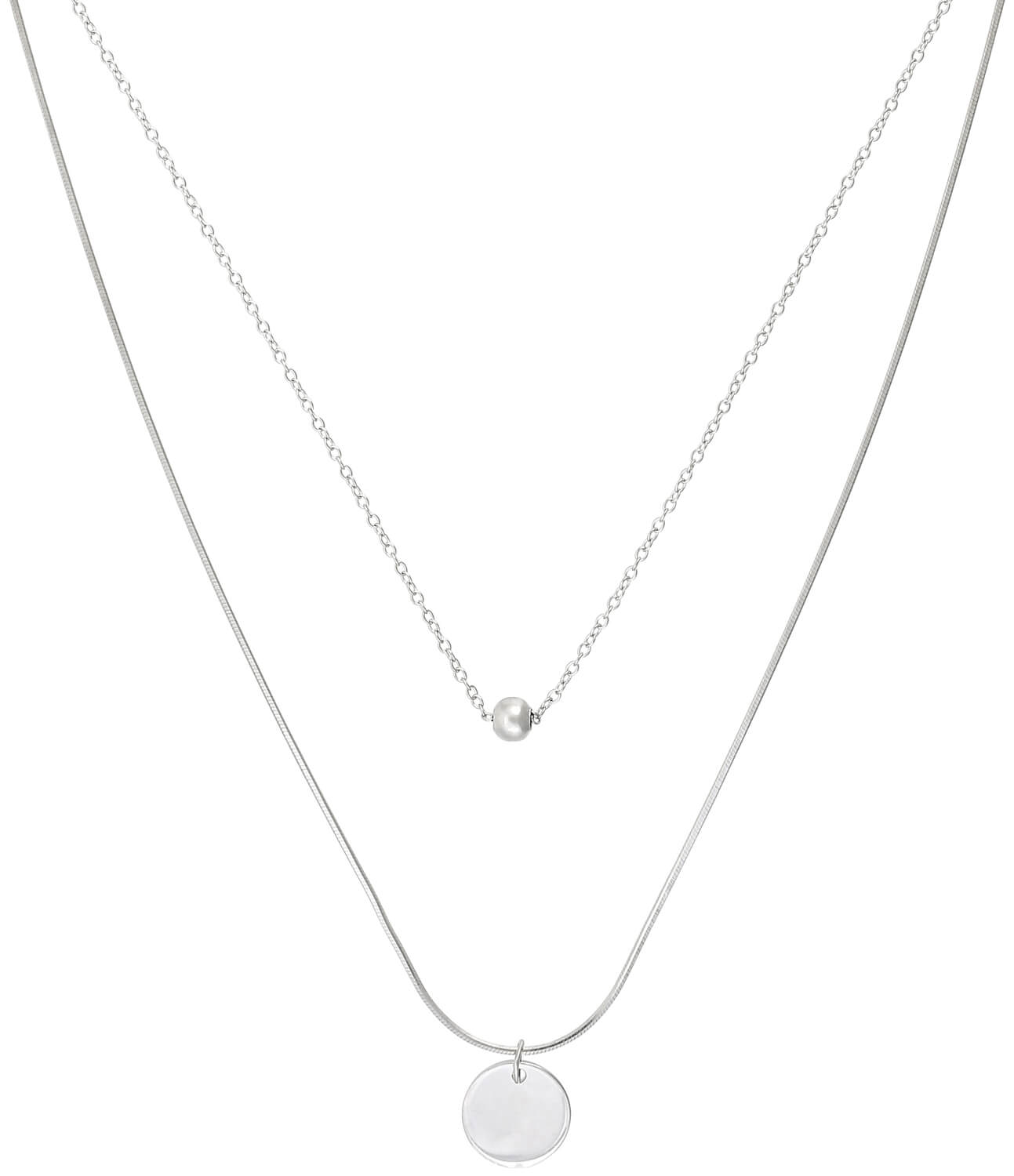 Layering Kette - Glossy Silver