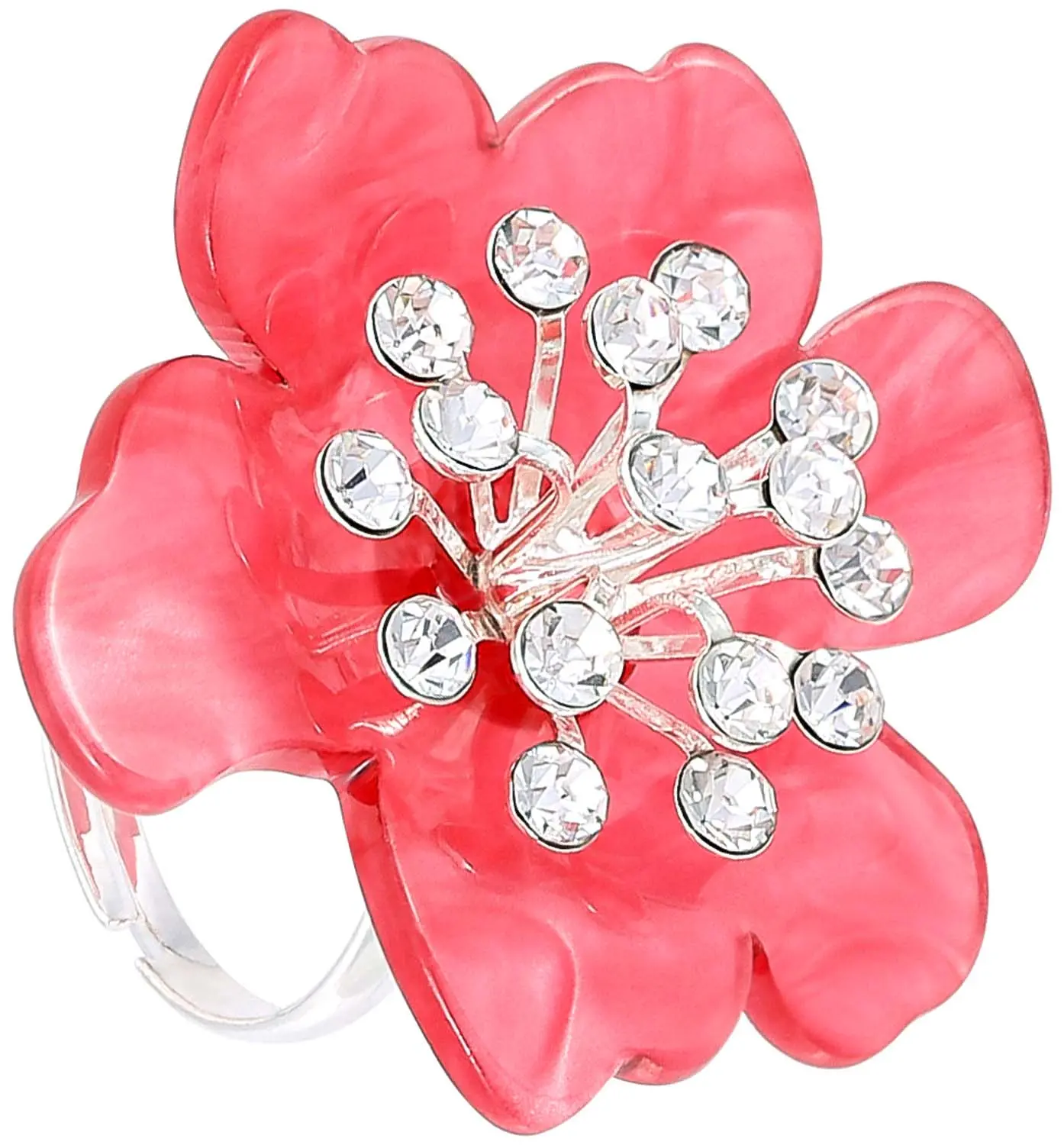 Anillo - Red Flower