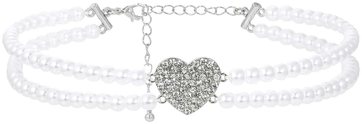 Collier ras du cou - Pearly Heart