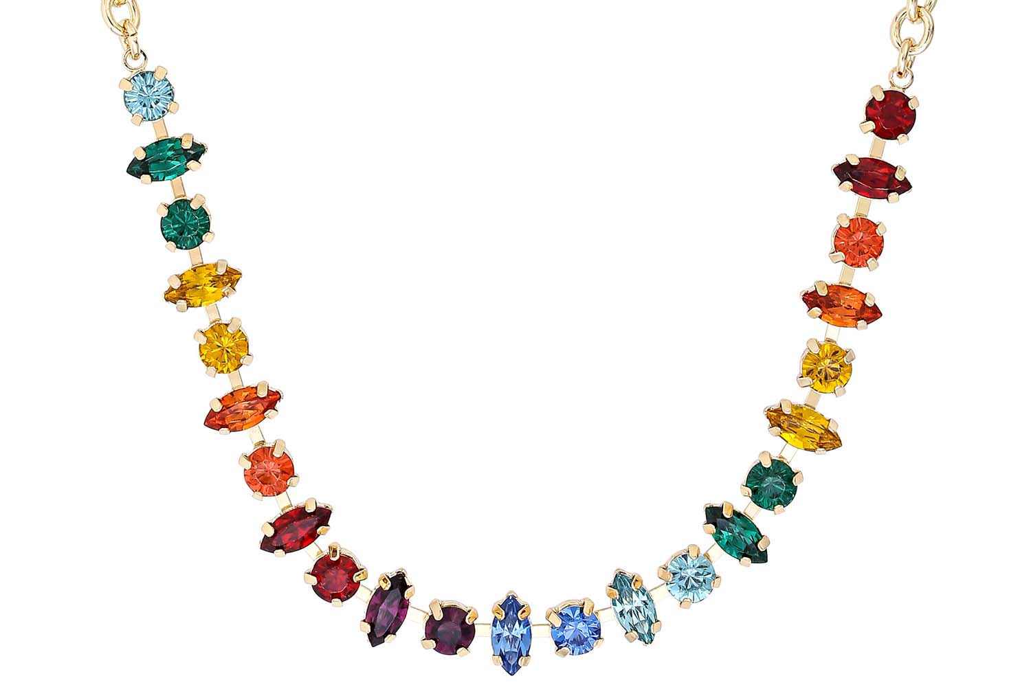 Kette - Colorful Strass