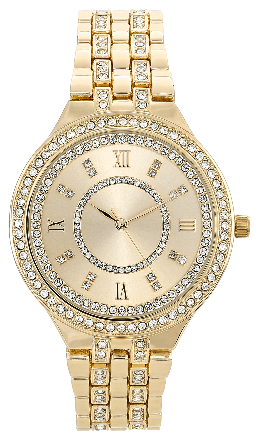 Horloge - Gold Crystal