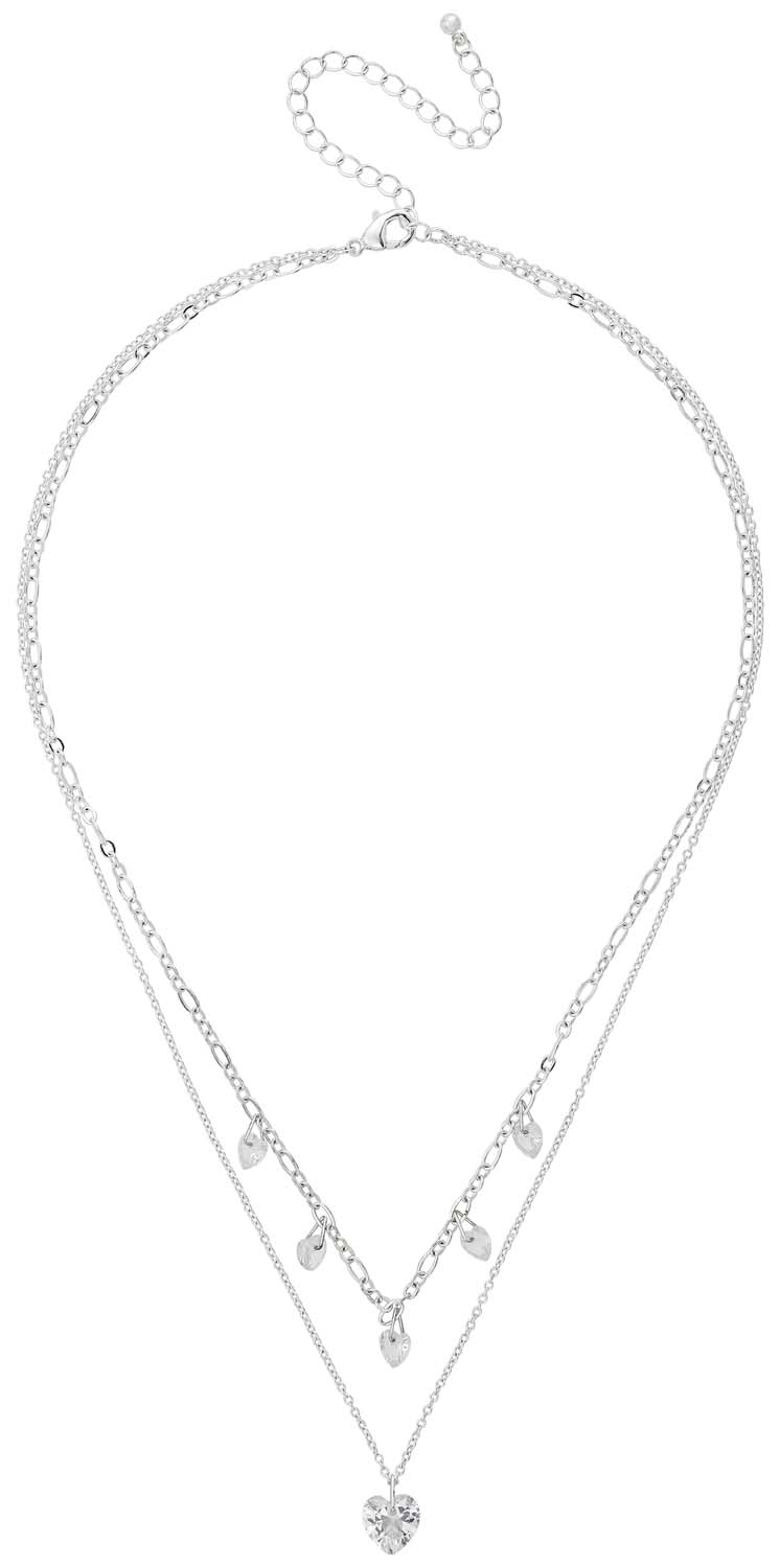Collana stratificata - Silver Love Collana stratificata - Silver Love