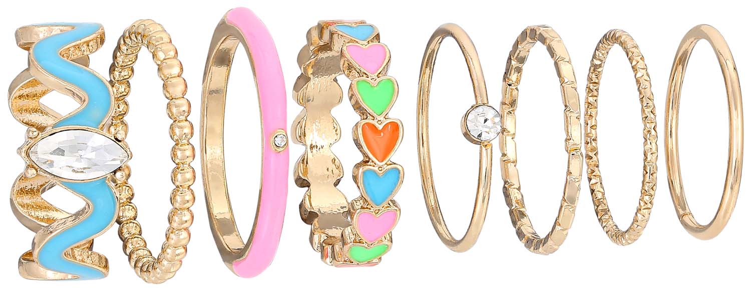 Set ringen - Pastell Vibes Set ringen - Pastell Vibes