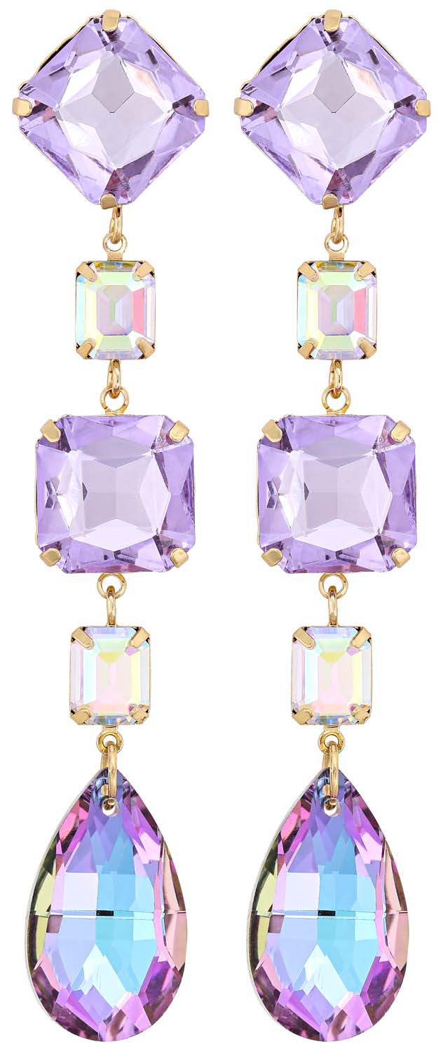 Orecchini a perno - Shiny Lilac Orecchini a perno - Shiny Lilac