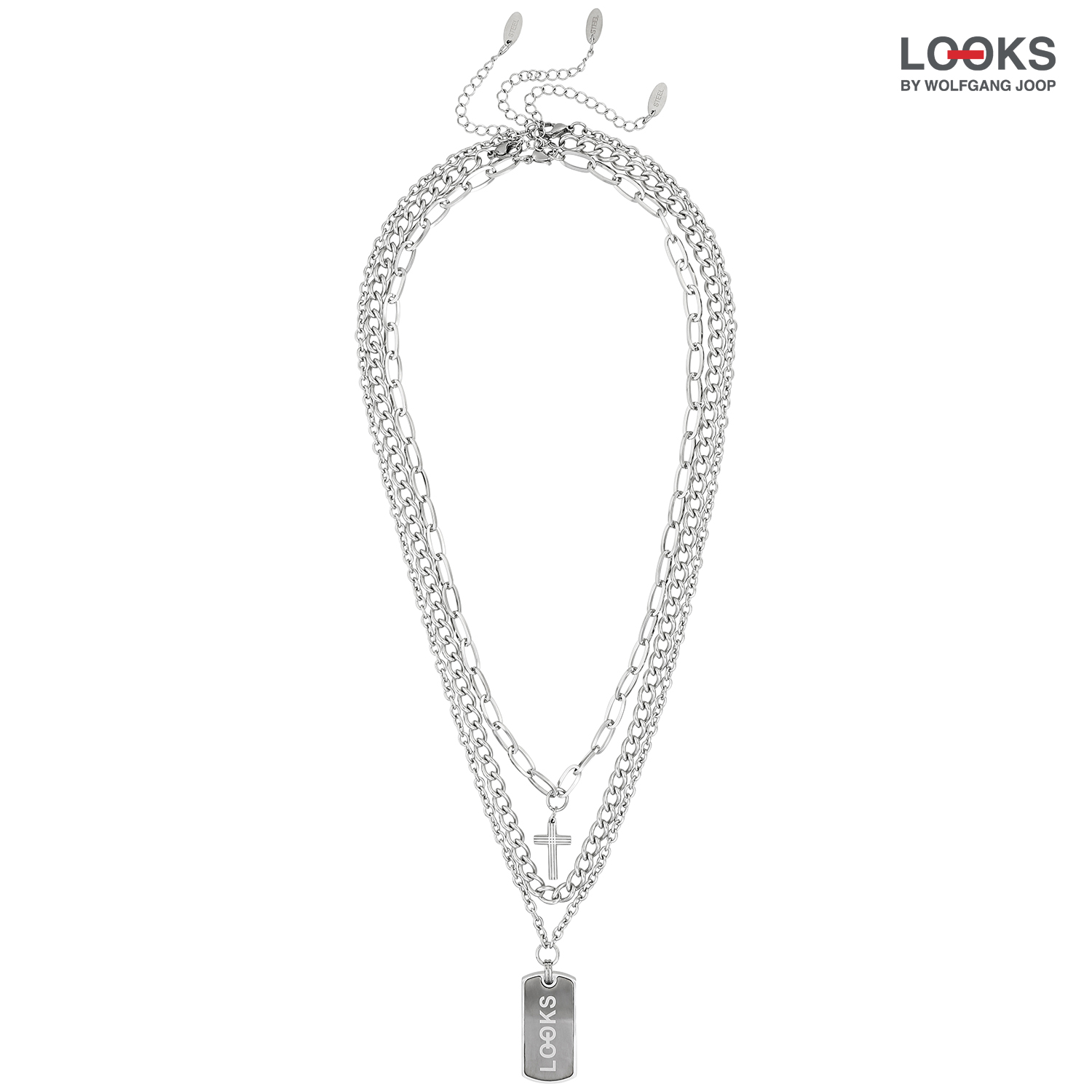 Ensemble de colliers pour hommes - Dog Tag