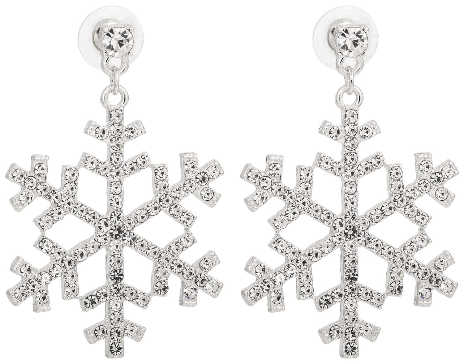 Boucles d'oreilles - Crystal Snowflakes