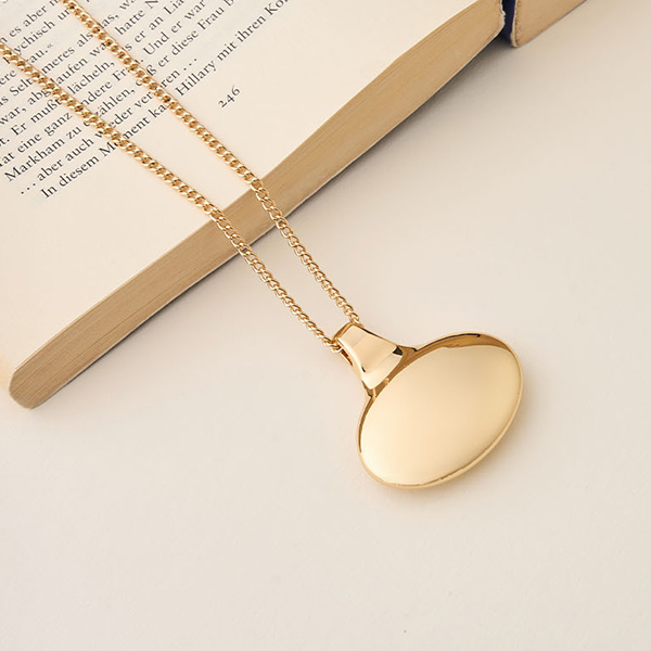 Kette, Anhänger, Goldfarbene Kette, Goldanhänger, Halskette